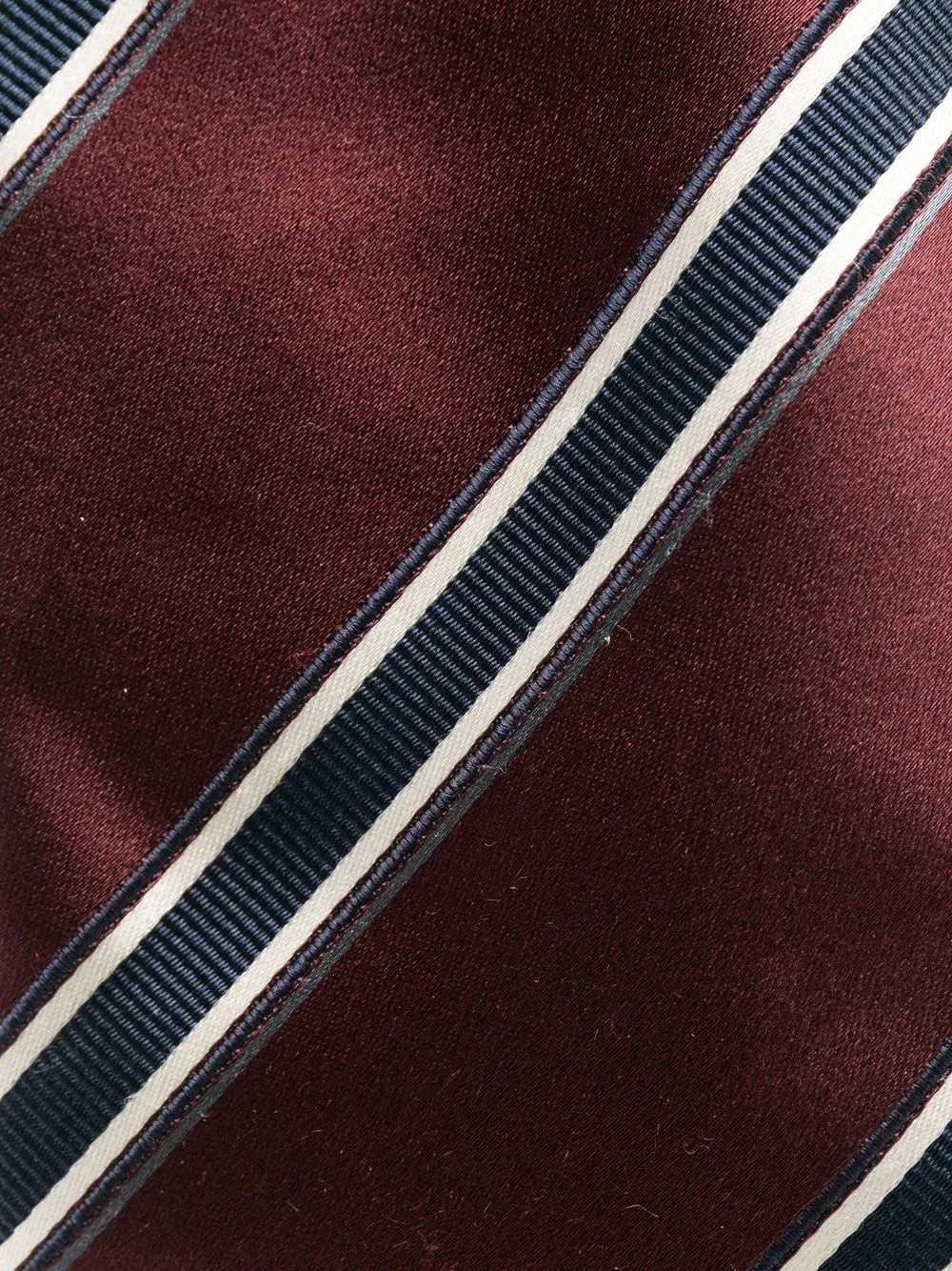 diagonal stripe-print tie - 2