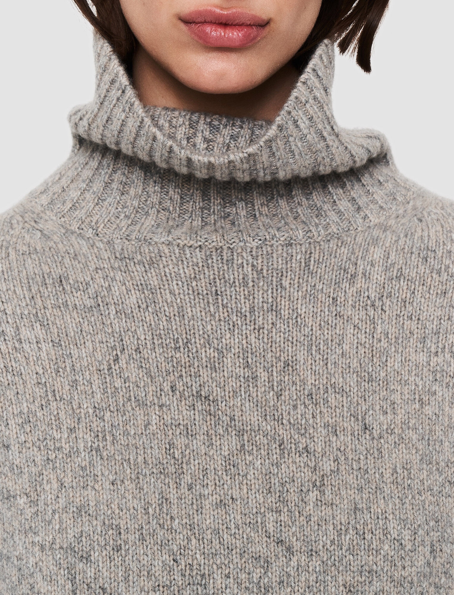 Luxe Cashmere High Neck Jumper - 5