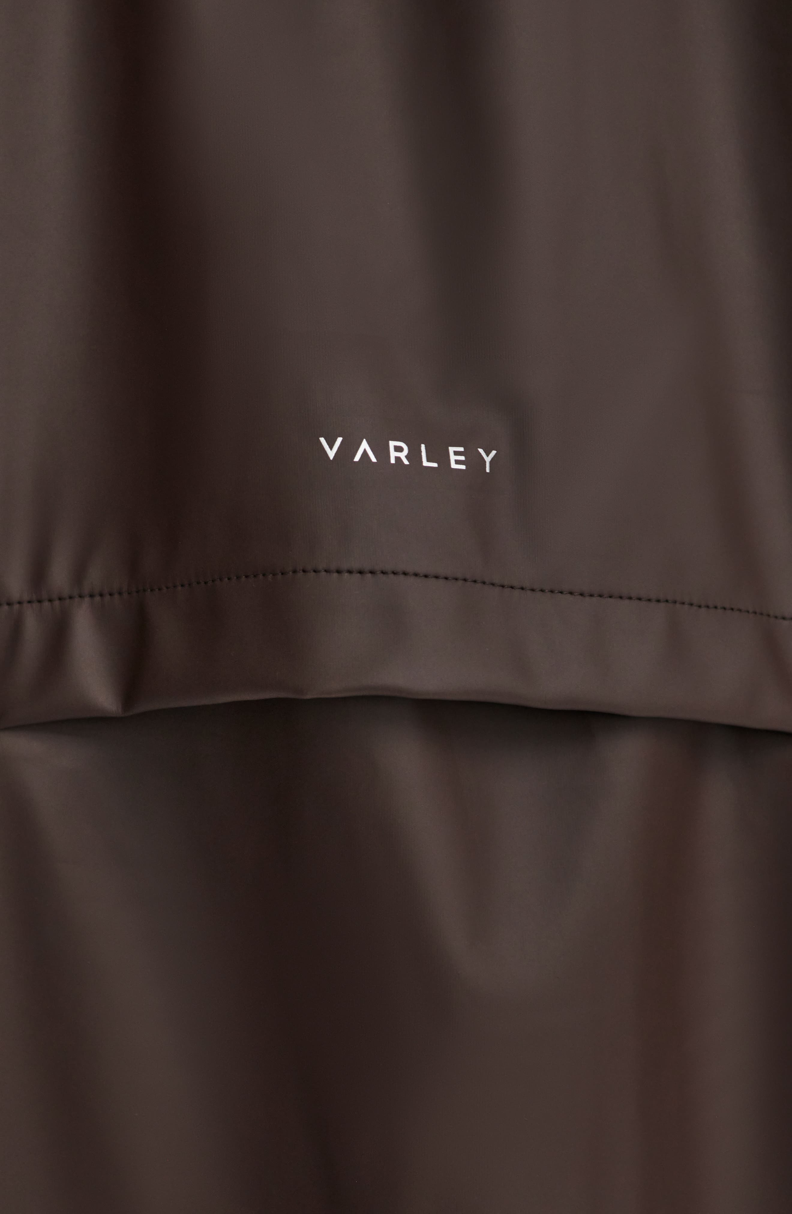Varley Kirsten Waterproof Hooded Raincoat in Dark Truffle at Nordstrom - 5