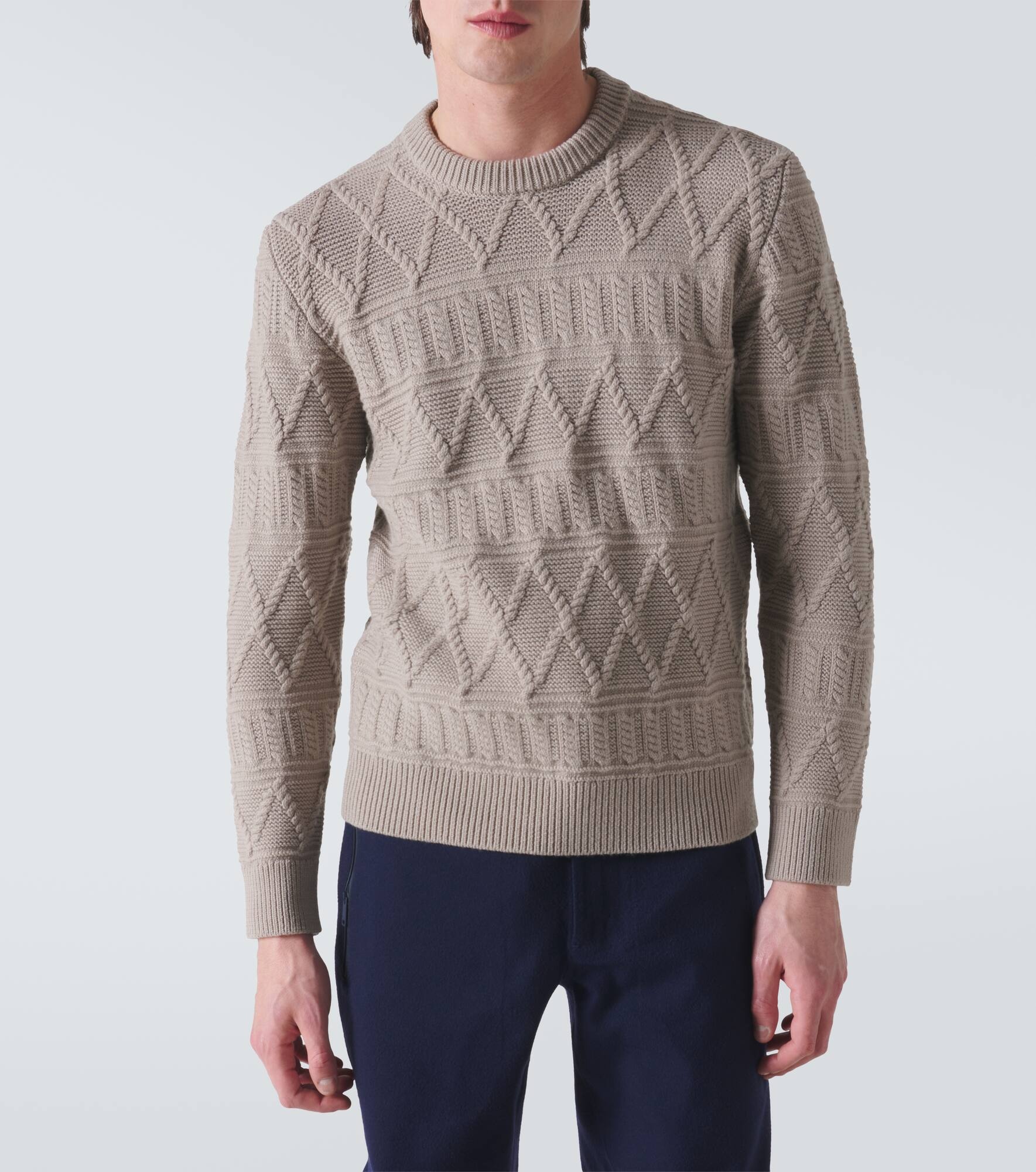 Aran wool sweater - 3