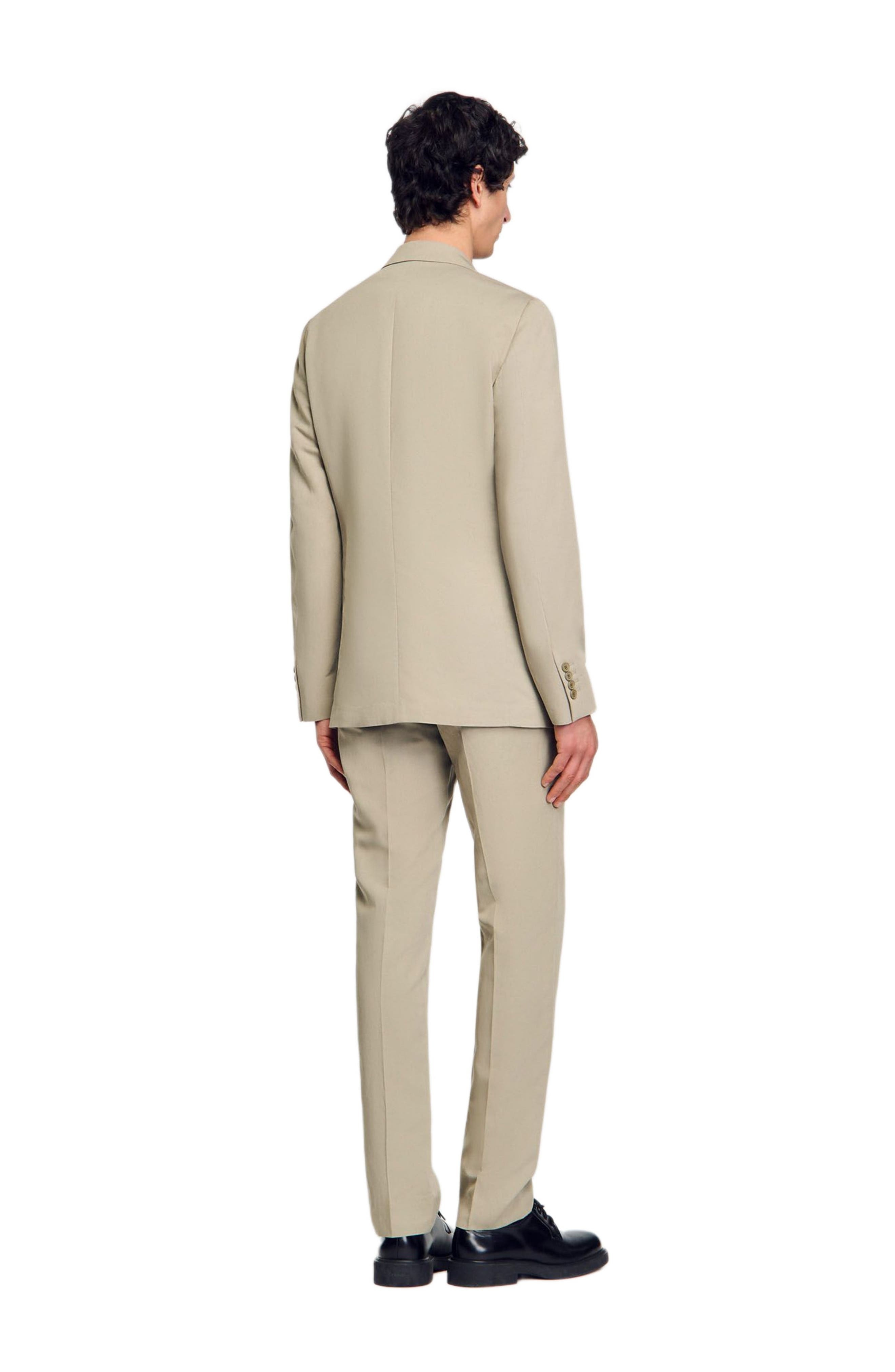 SANDRO Suit jacket in Light Kaki. at Nordstrom - 2