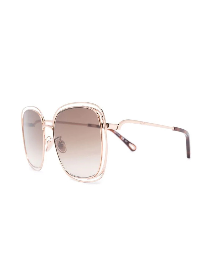 Chloé oversize frame sunglasses outlook
