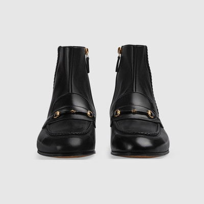 GUCCI Men's ankle boot with Horsebit outlook