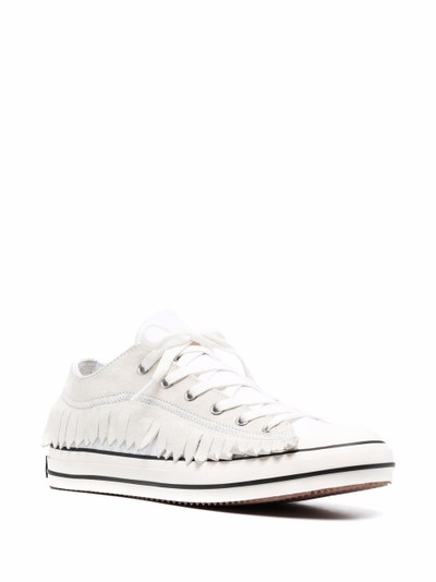 Palm Angels fringe Basked low vulcanized sneakers outlook