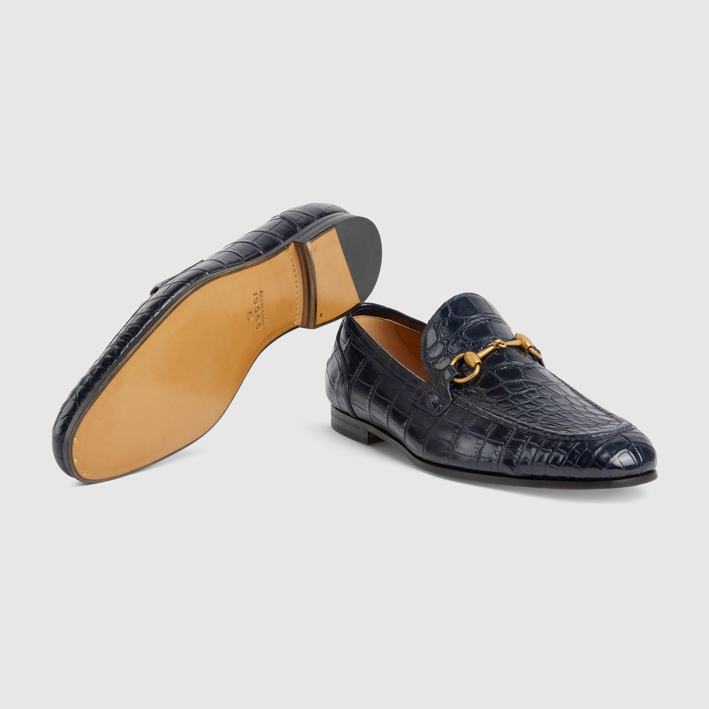 Men's Gucci Jordaan crocodile loafer - 4