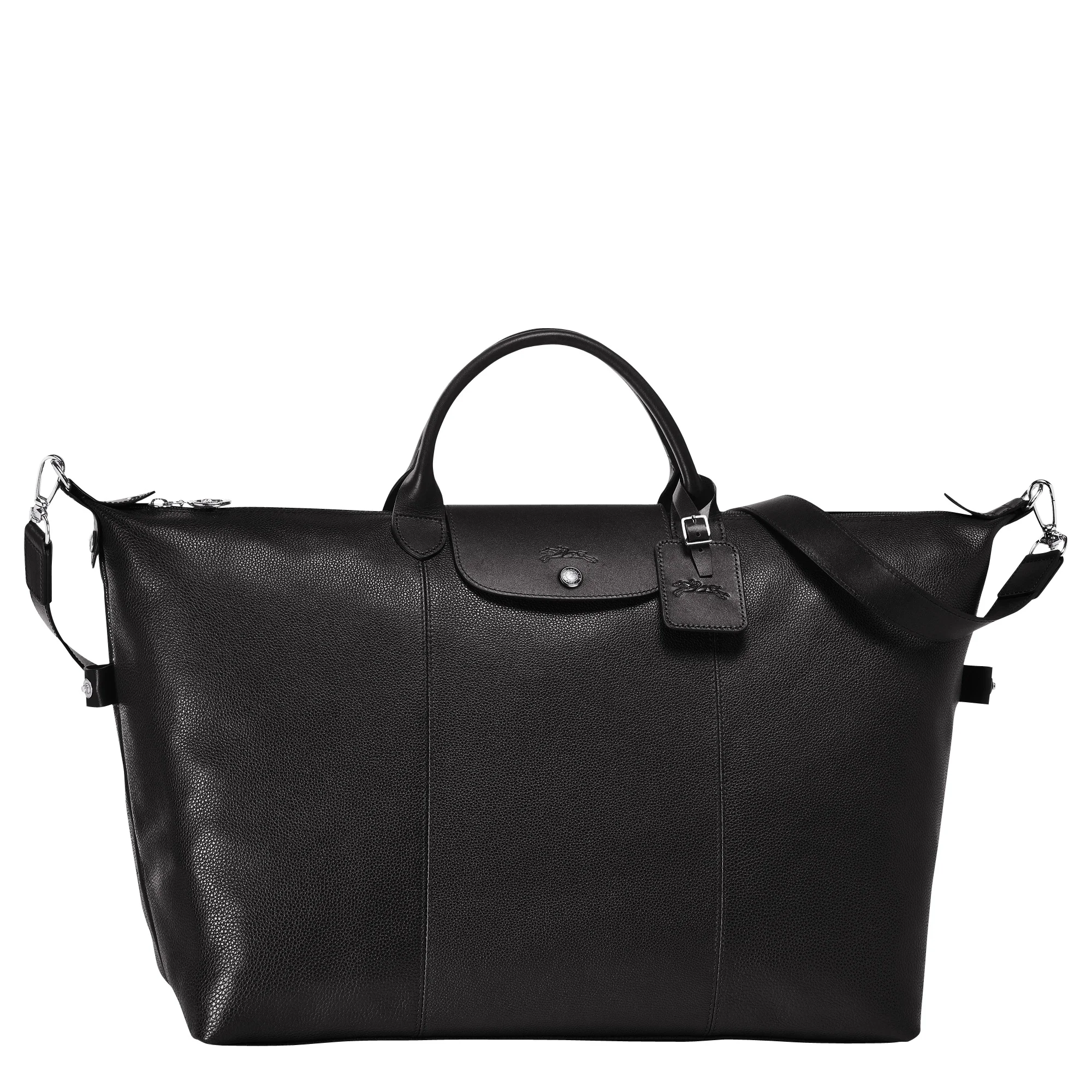 Le Foulonné M Travel bag Black - Leather - 1