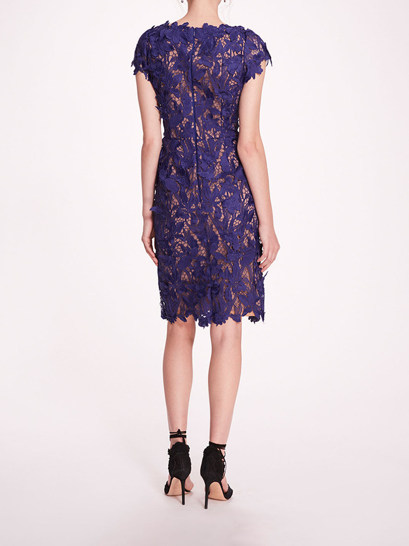 Marchesa ORGANIC LACE MINI DRESS outlook