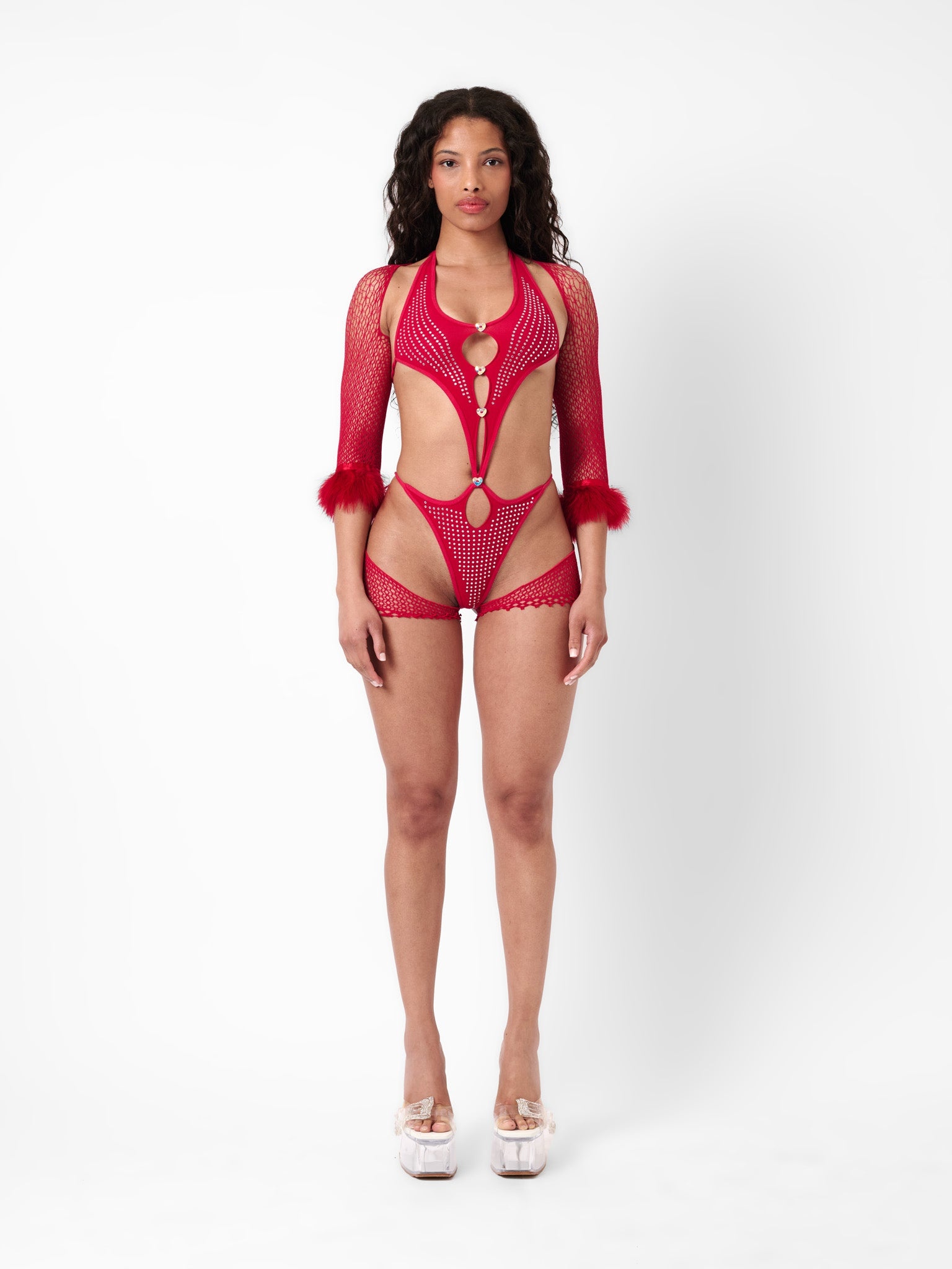 SKIPPER PLAYSUIT RED - 2