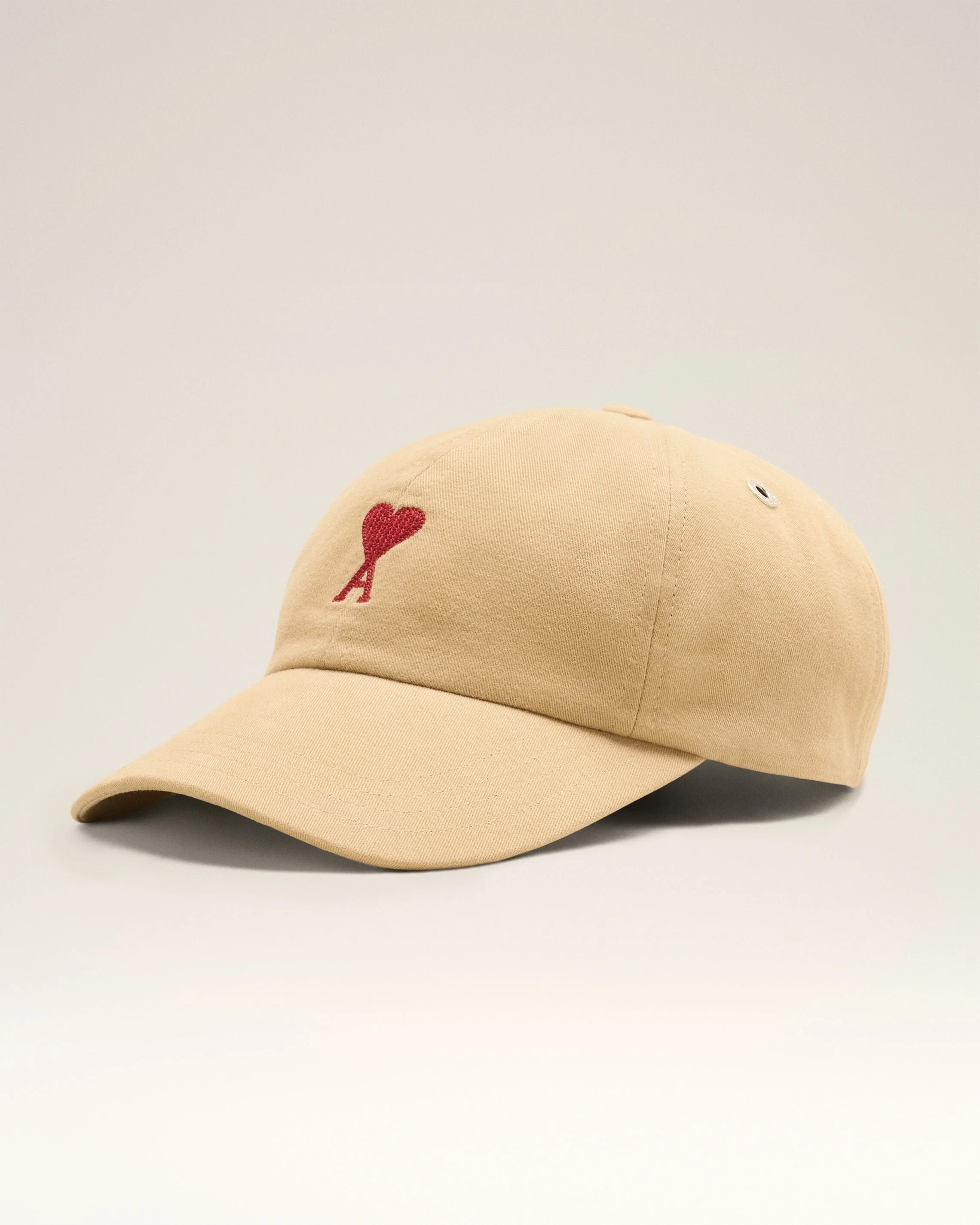 AMI Paris RED AMI DE COEUR EMBROIDERY CAP | REVERSIBLE