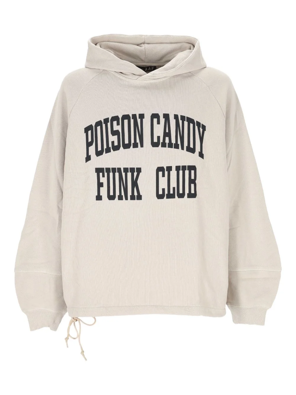 drawstring printed hoodie - 1