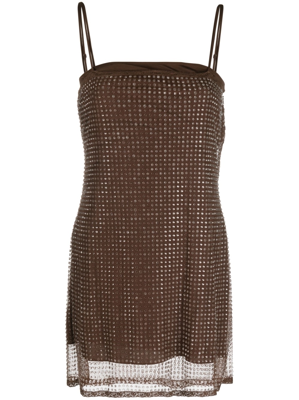 Alexander Wang bead-embellished mini dress, farfetch