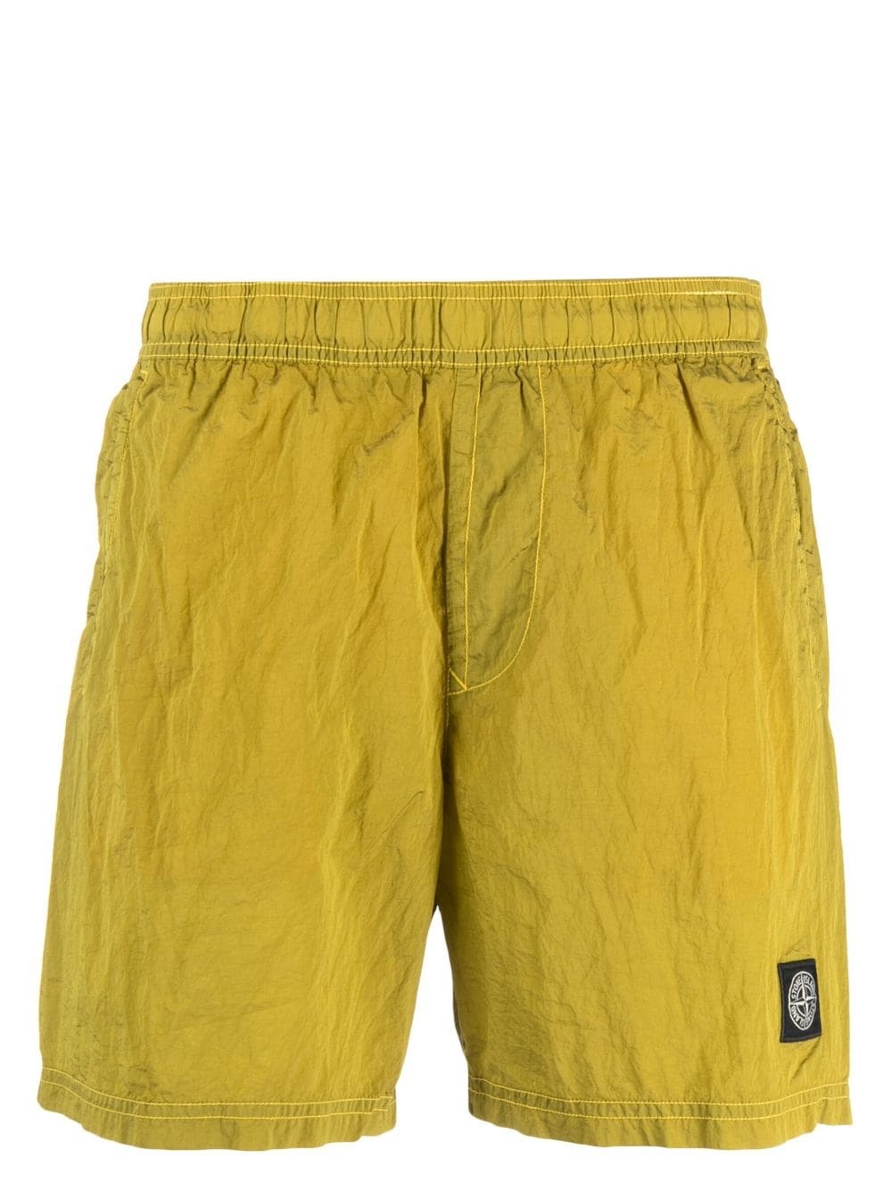 elasticated-waist swim shorts - 1