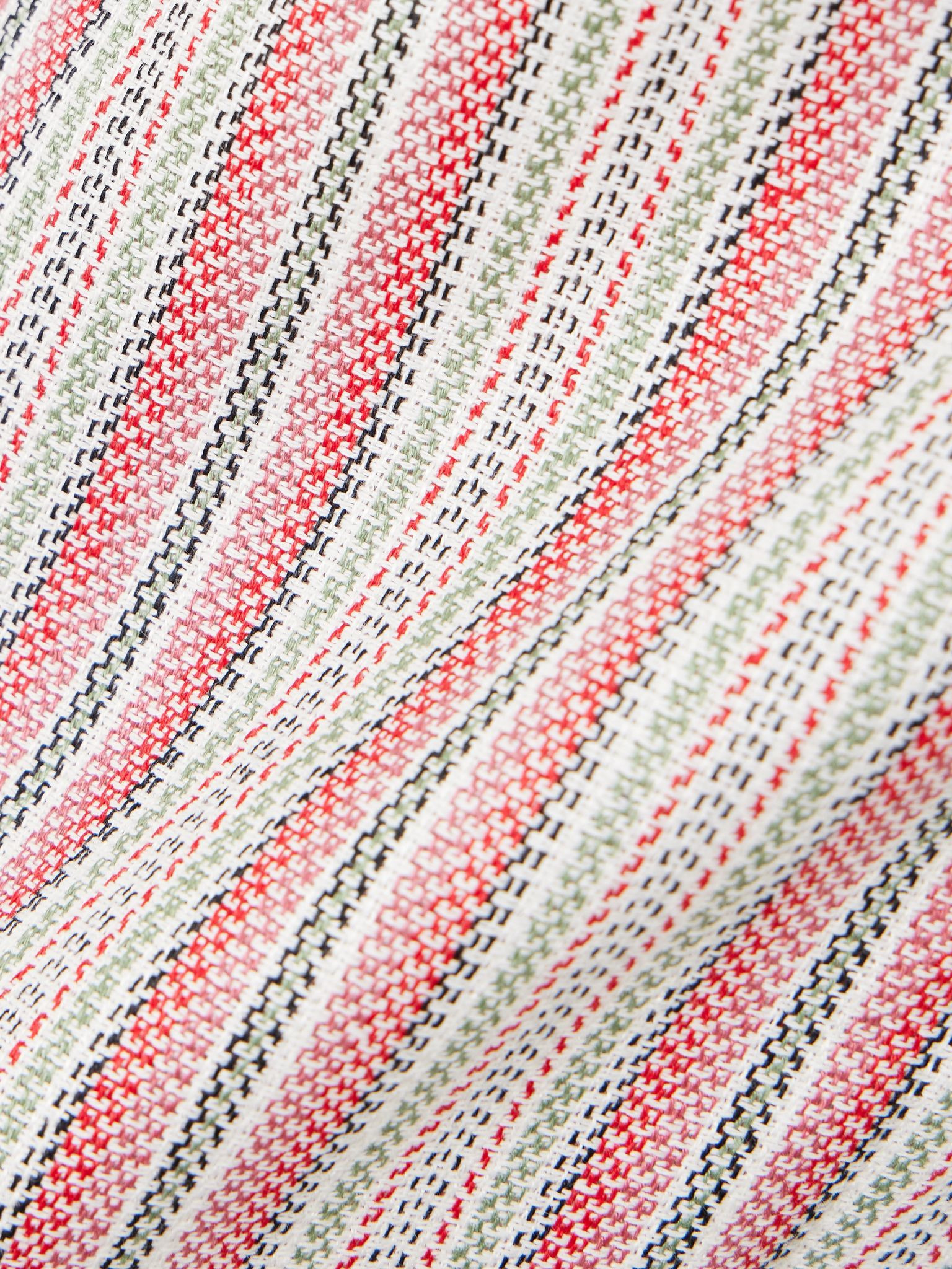 Var open-back striped linen and cotton-blend tank Pink - 4
