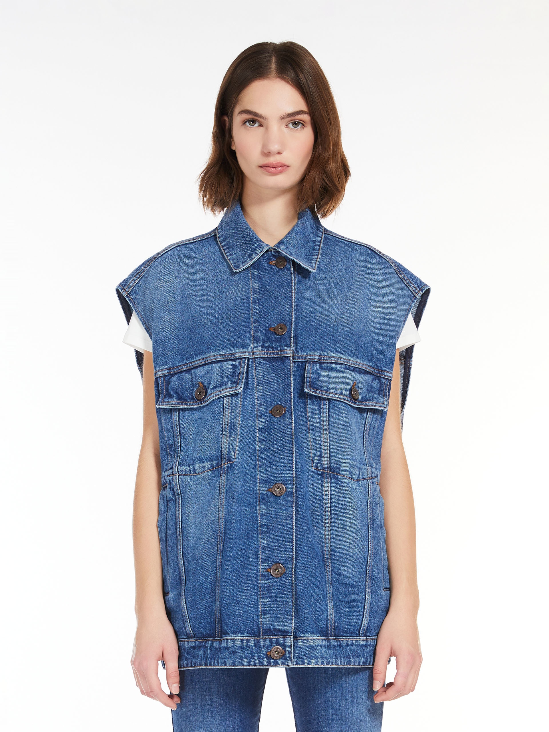 RAGAZZA Cotton denim gilet - 3