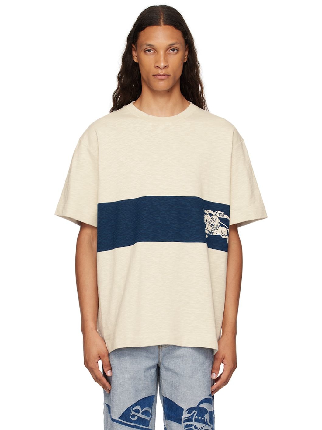 Off-White EKD Stripe T-Shirt - 1