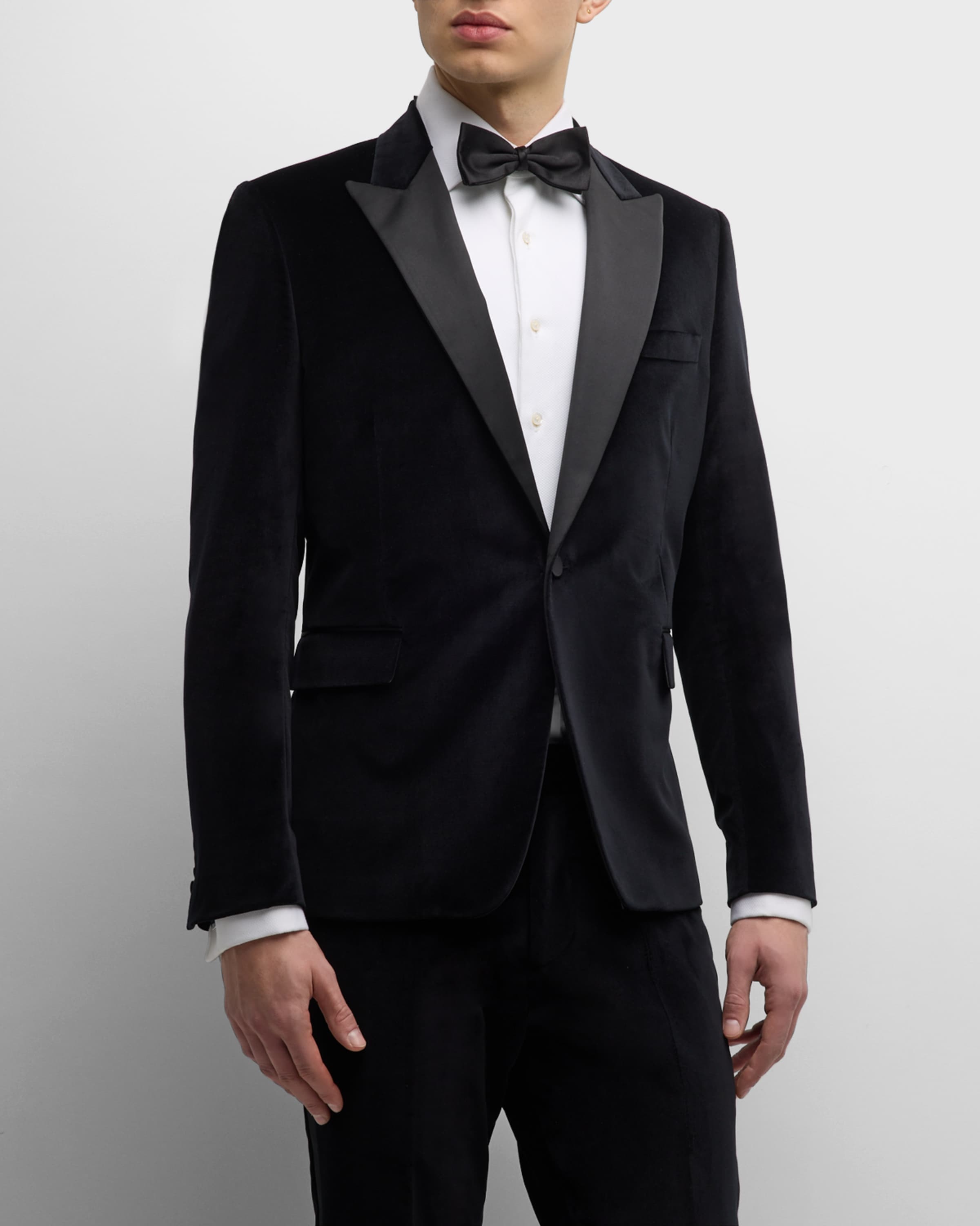 Men's Velvet Tuxedo Suit - 5