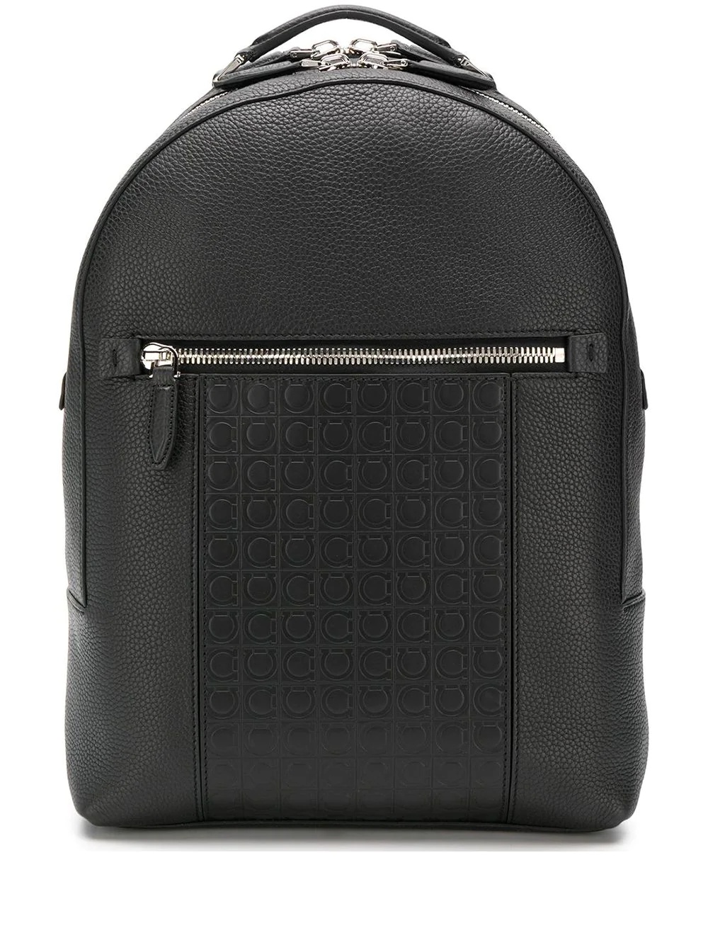 embossed logo backpack - 1