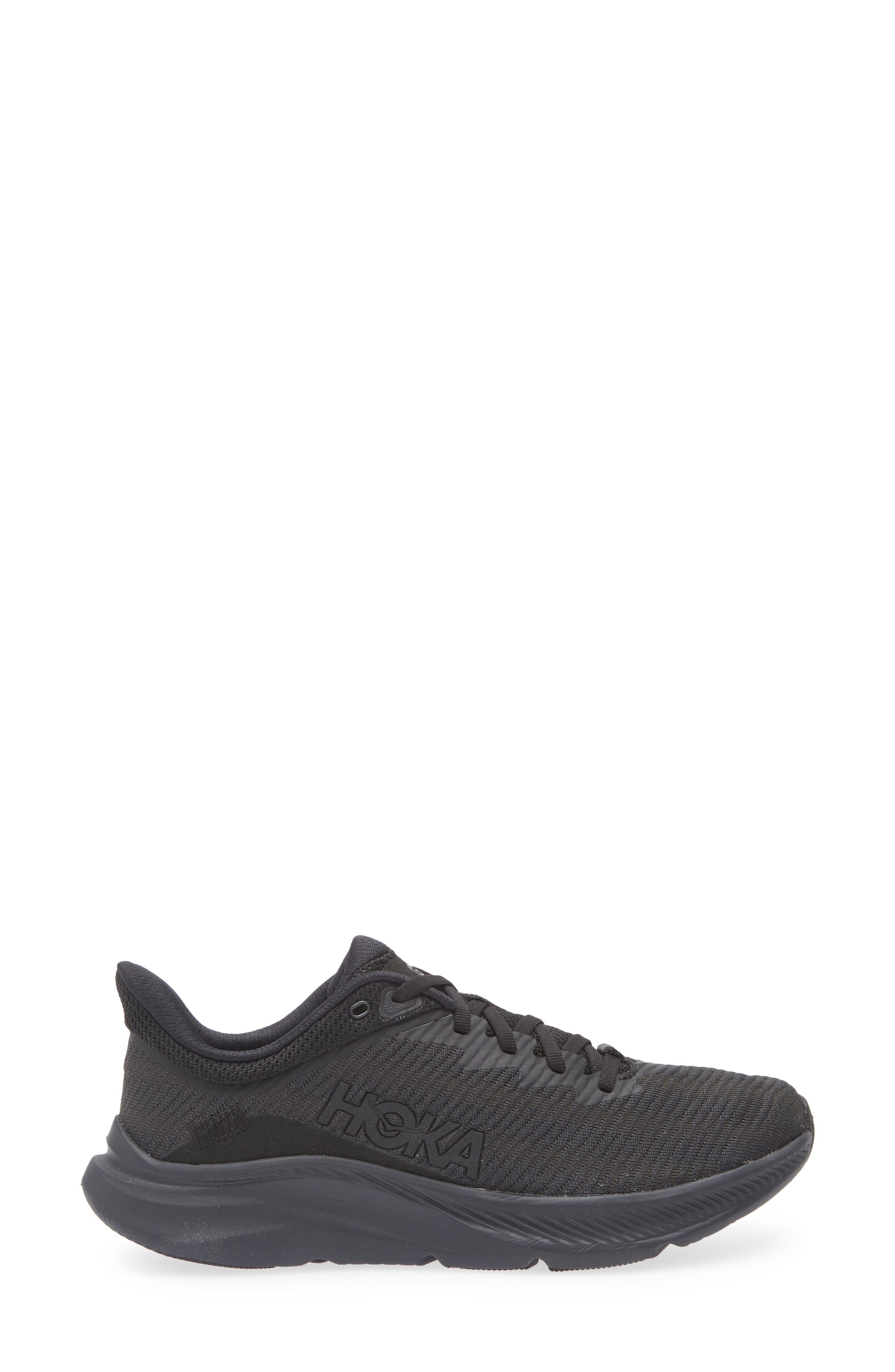 HOKA Solimar Running Shoe in Black /Black at Nordstrom - 3