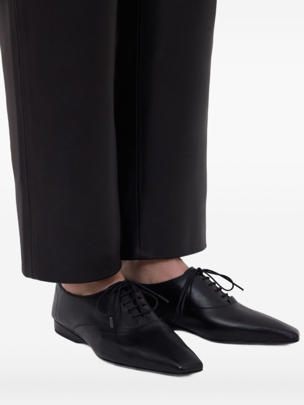 Nora LDS beveled-toe lace-up shoes - 5