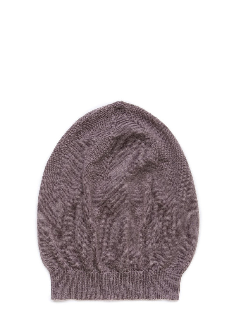 Rick Owens Gray Wool Medium Beanie outlook