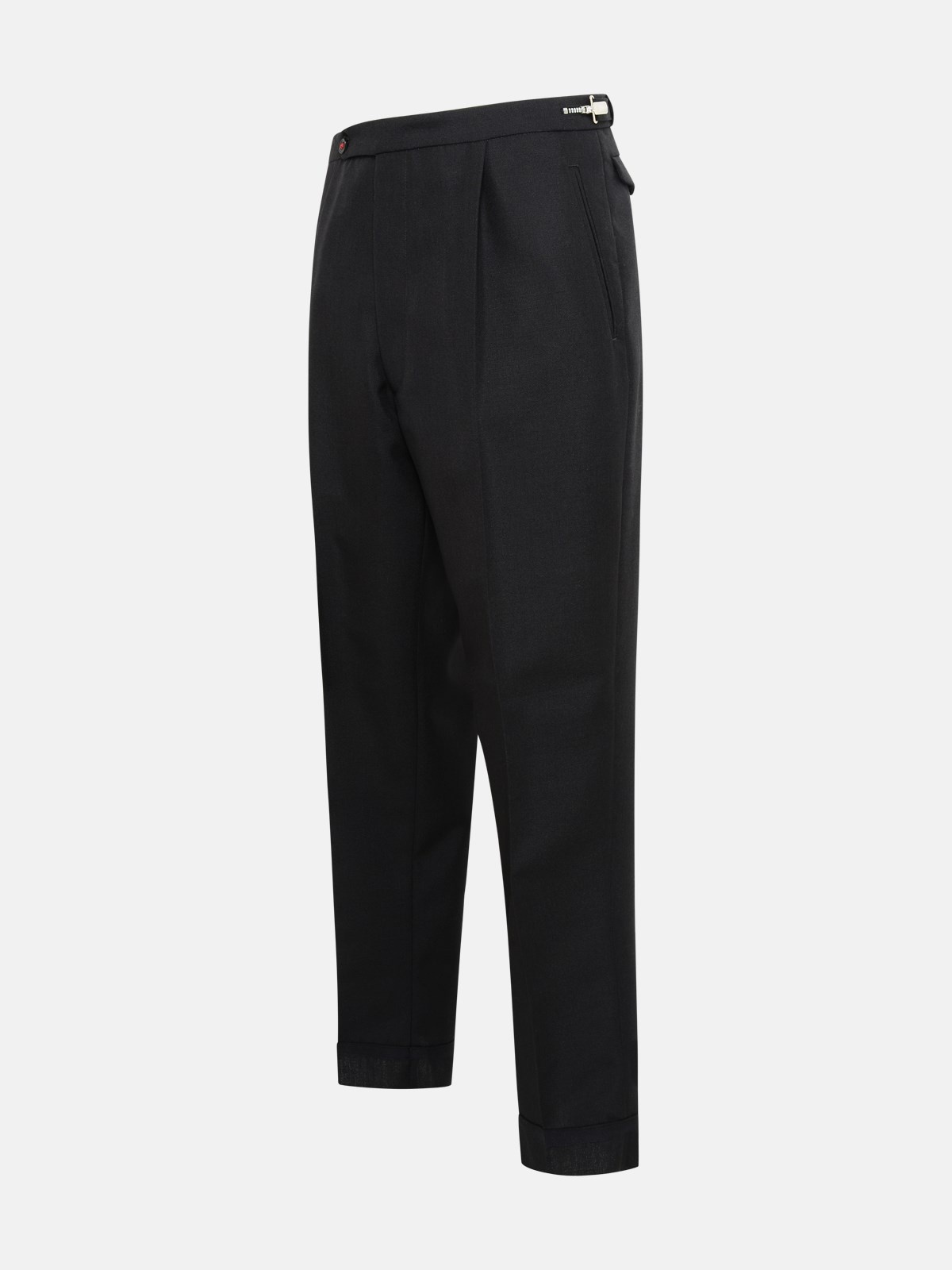 Black wool trousers - 2