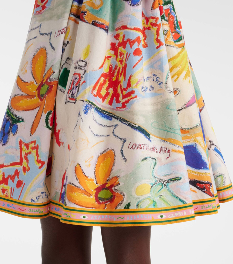 La Charrasca printed cotton minidress 5