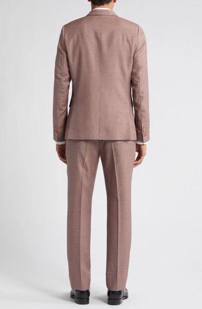 Paul Smith Tailored Fit Microcheck Wool & Mohair Suit outlook