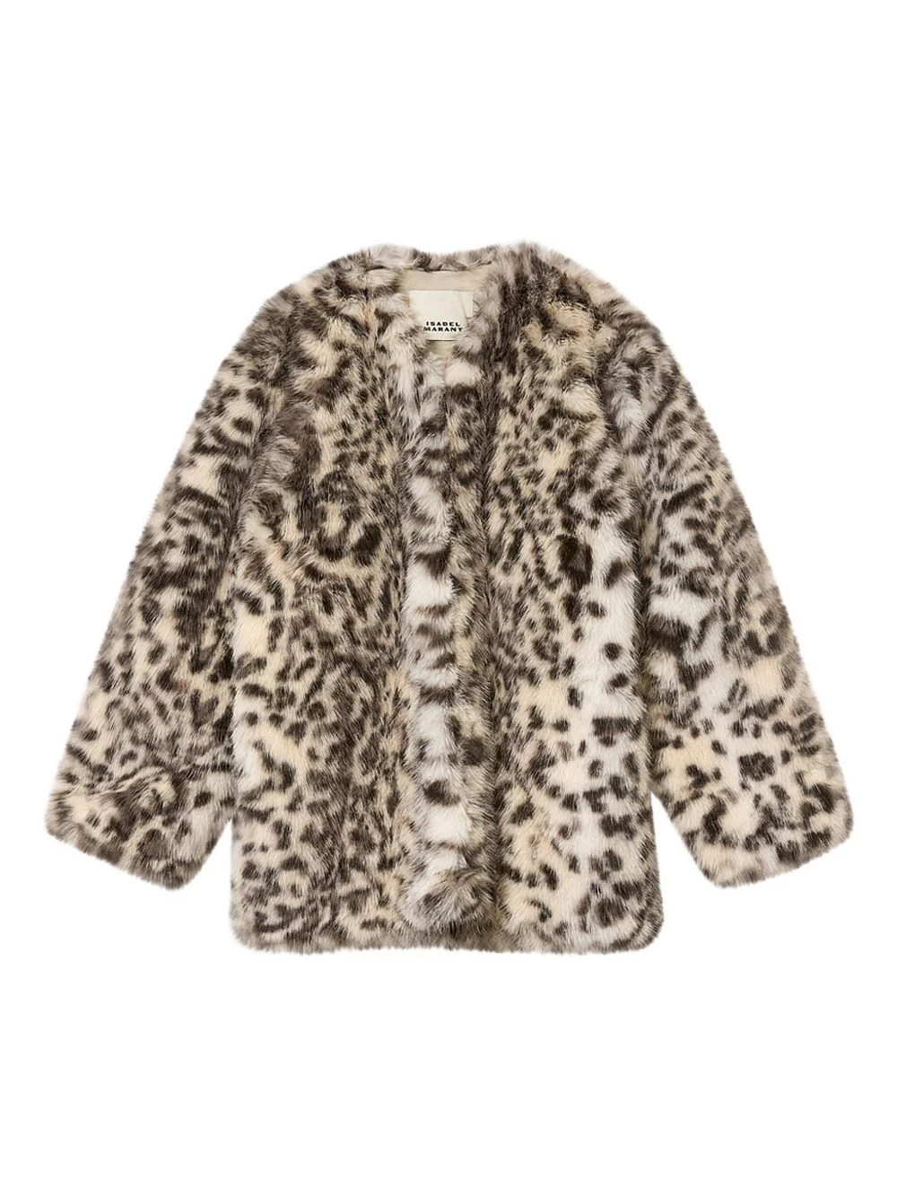 Aglae animal-print coat - 1