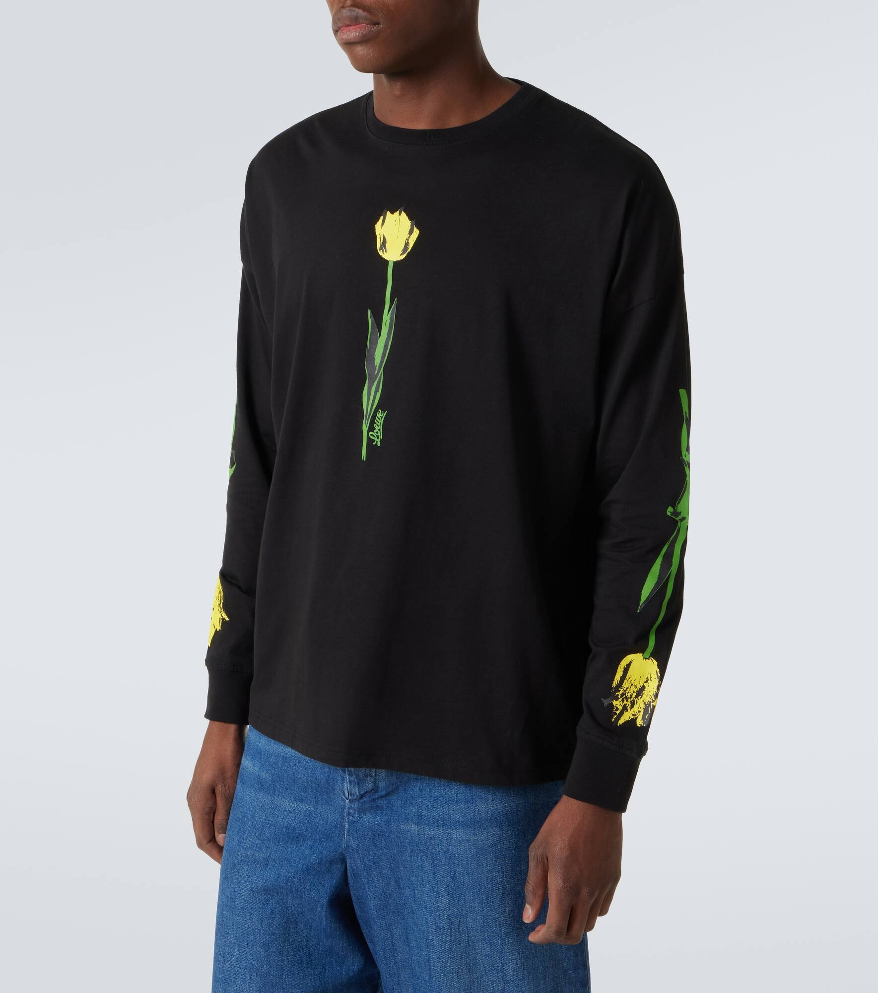 Paula's Ibiza floral cotton T-shirt - 3
