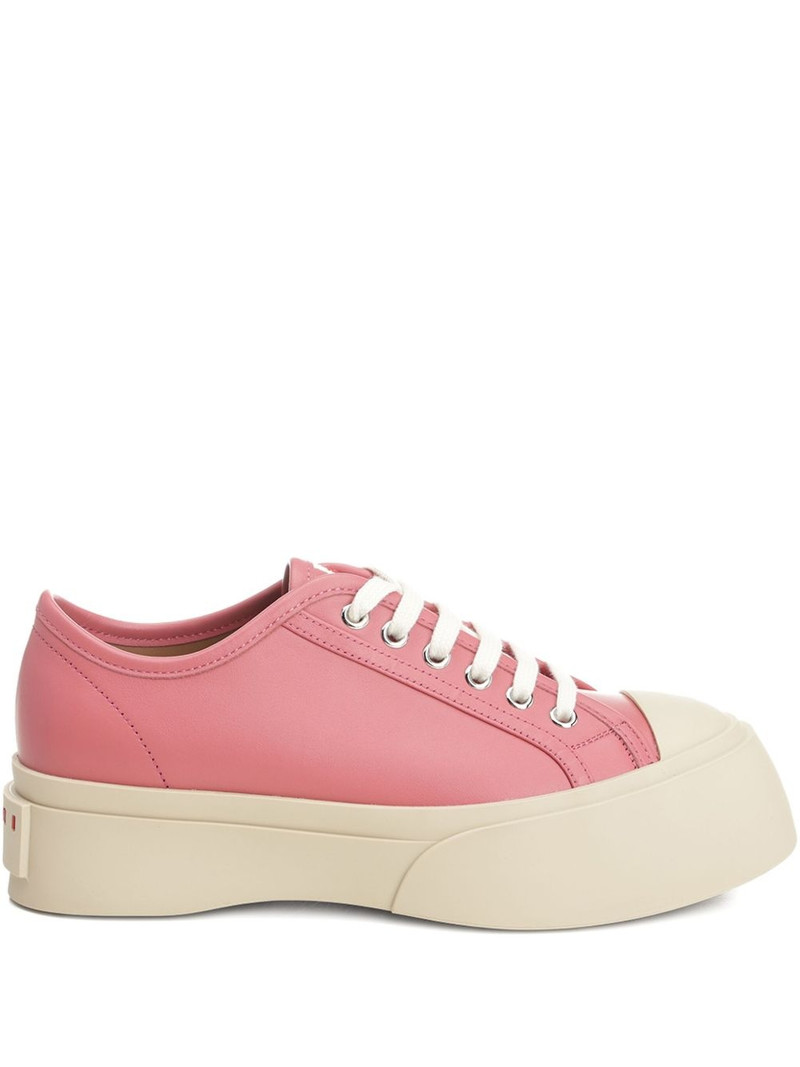 Pablo platform sole lace-up sneakers 1