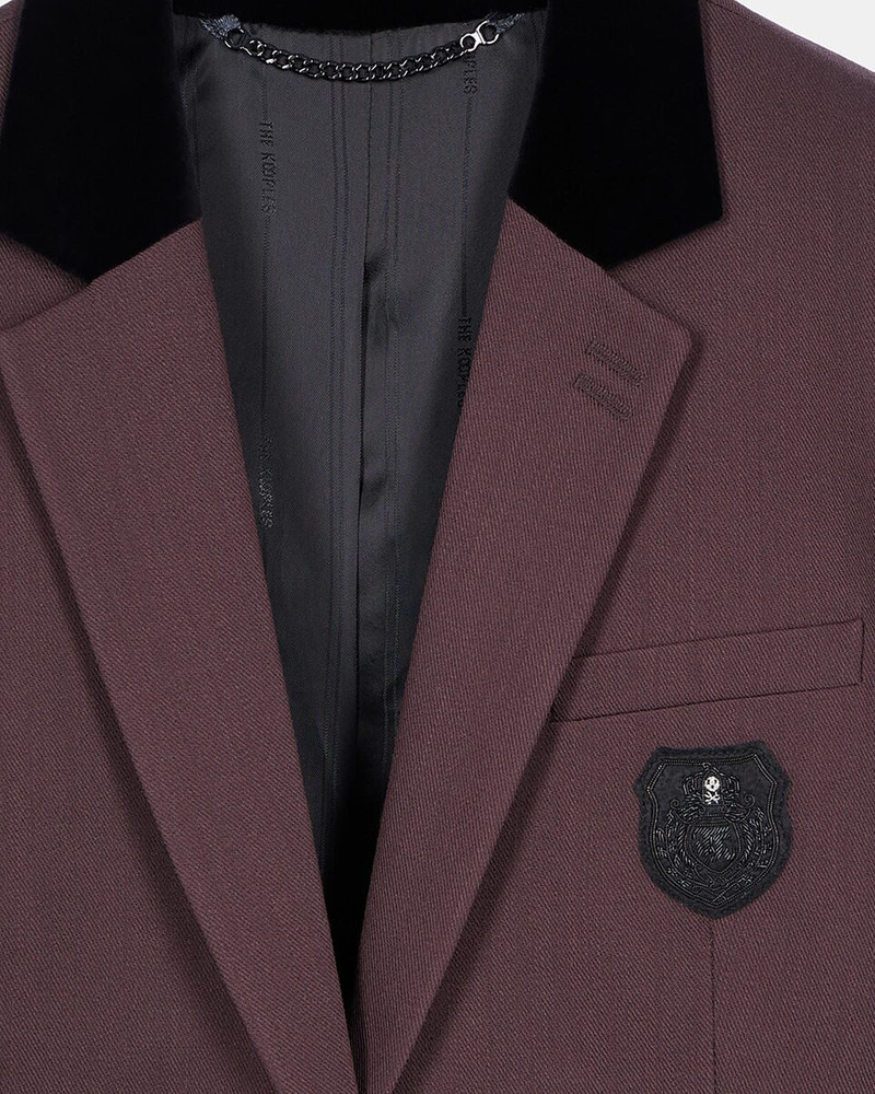 BROWN WOOL SUIT JACKET 7