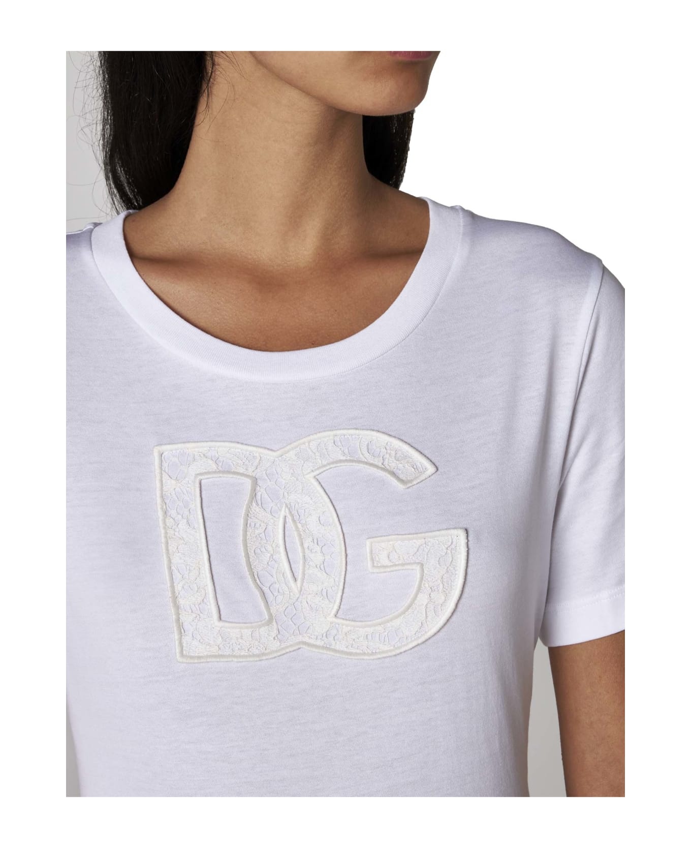T-shirt With Logo Patch - 5