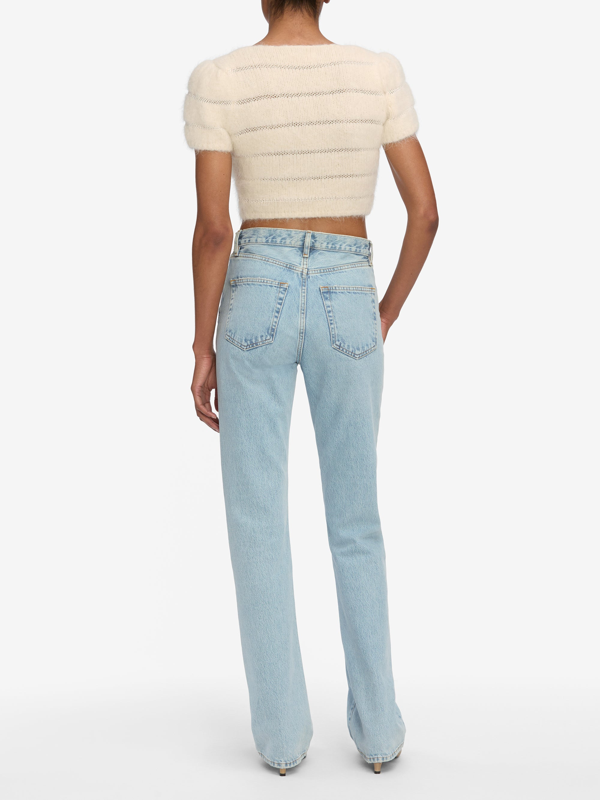 The Cloud Sweater in Cream - 6