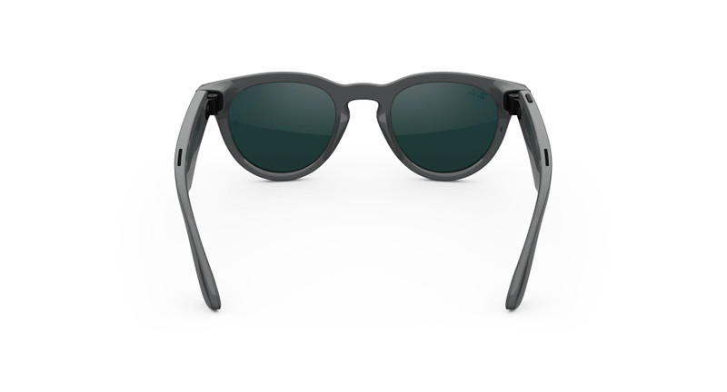 Ray-Ban Meta Headliner (Gen 2) Shiny Asteroid Grey Transitions Emerald Lenses 3