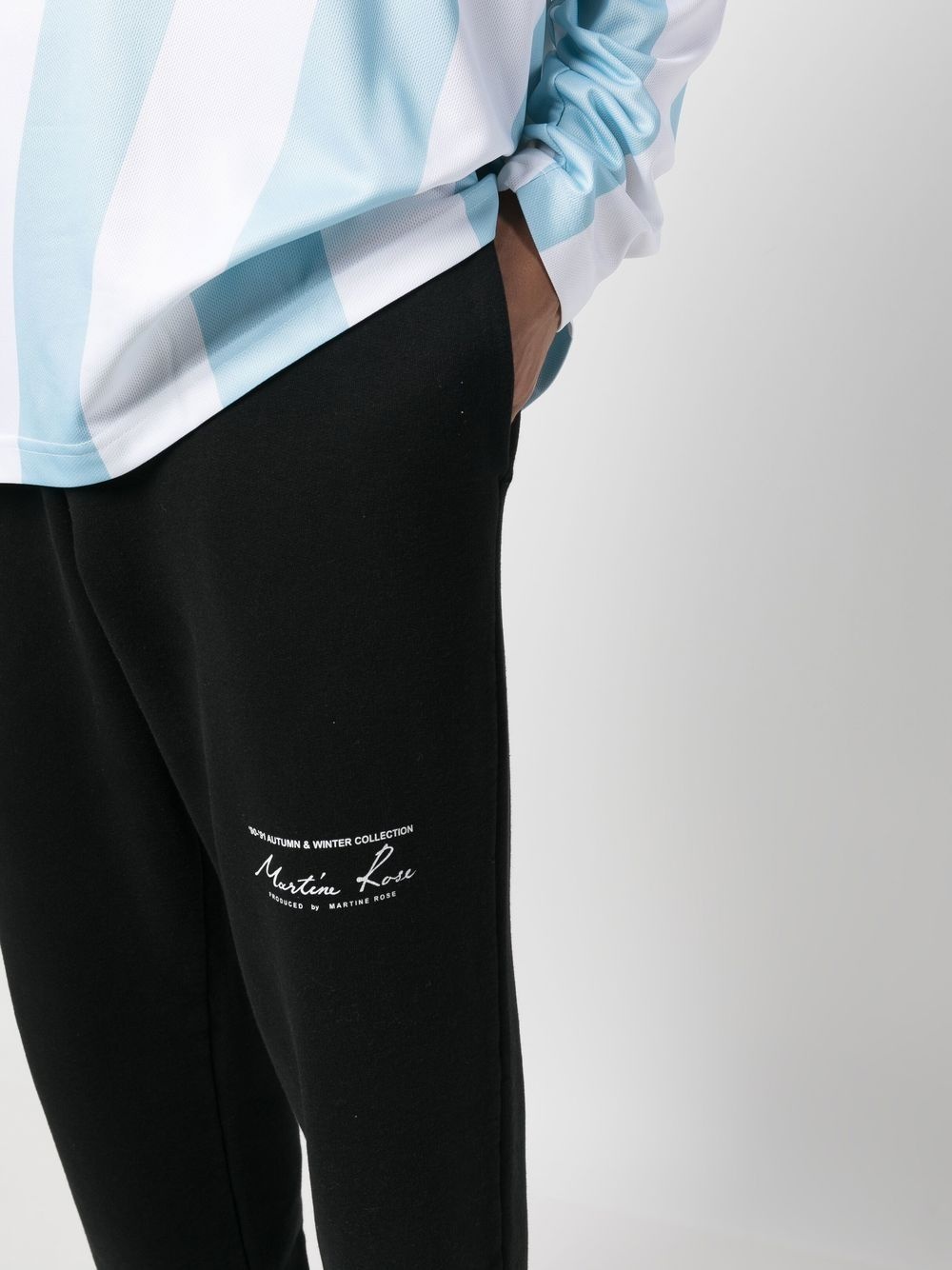logo-print track pants - 6