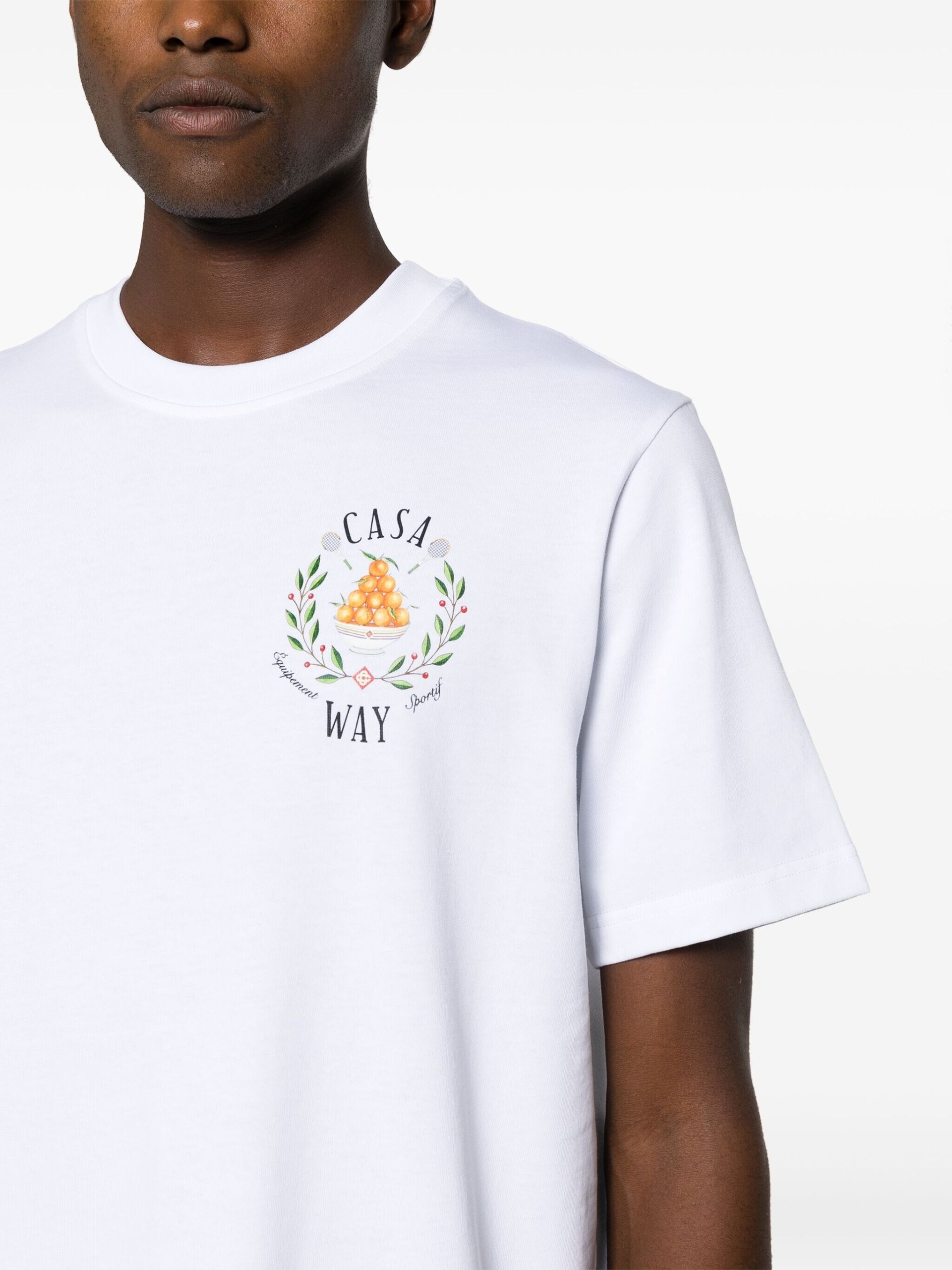White Casa Way Graphic-Print T-Shirt - 5