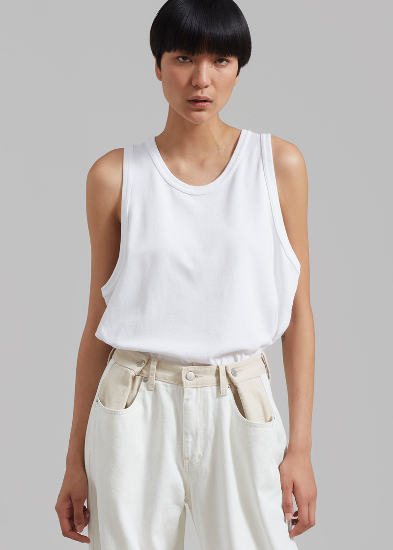 Briston Boxy Tank - White 9