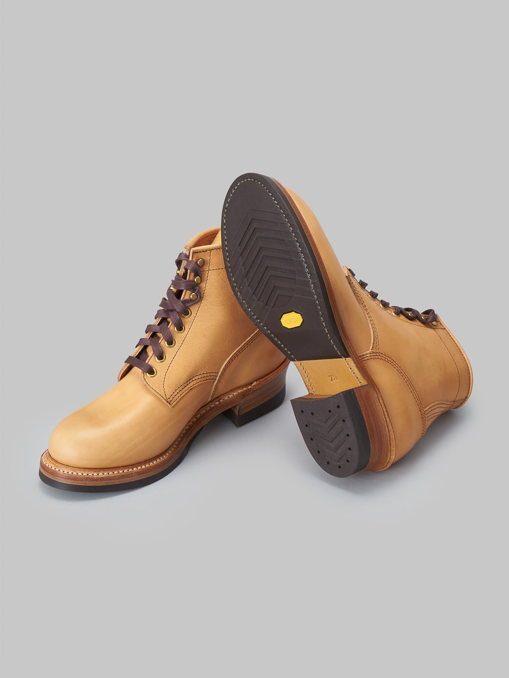 John Lofgren Steel Gang SW Boots Badalassi Carlo Vegetable Tanned Leather Bone - 10