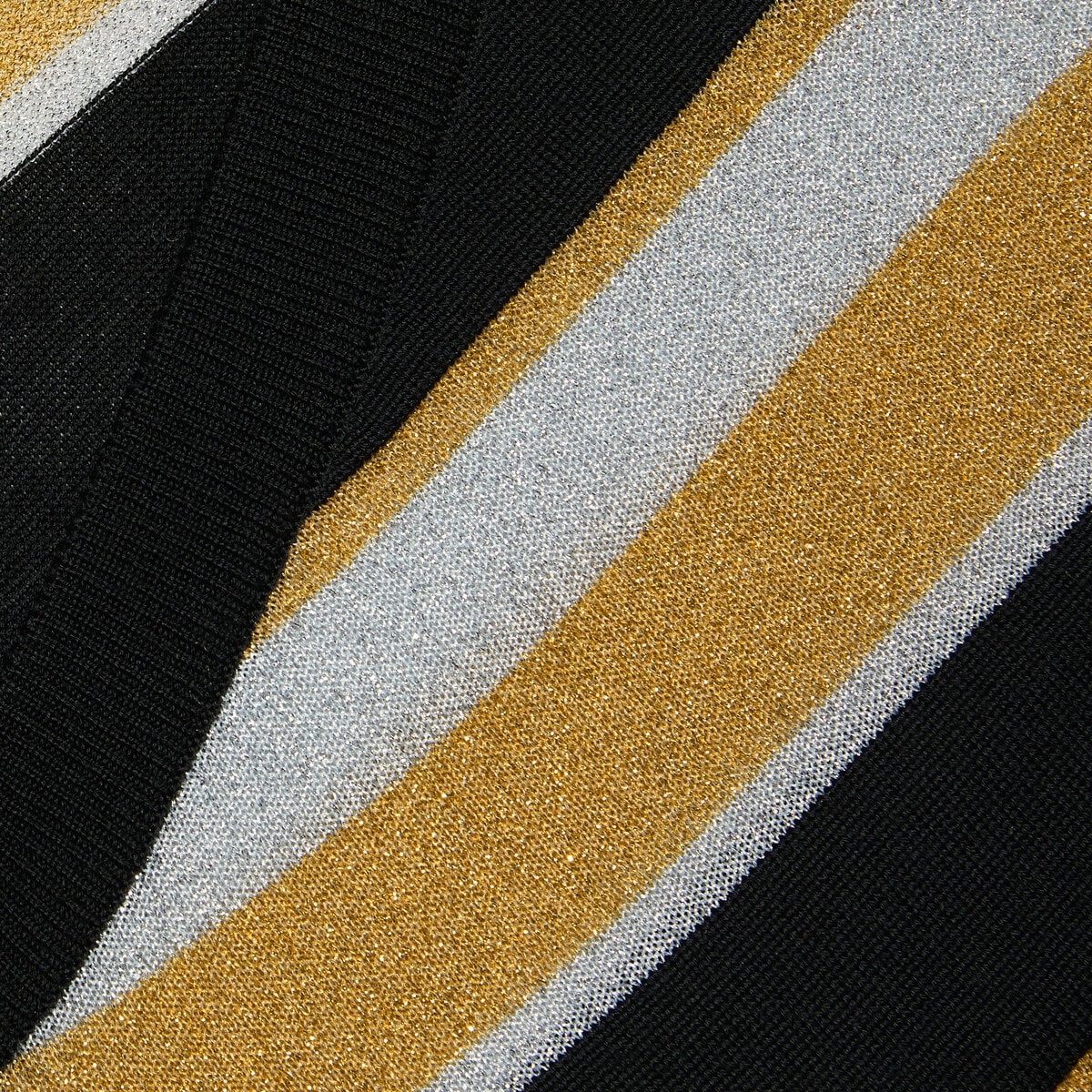 Striped intarsia knit vest - 6