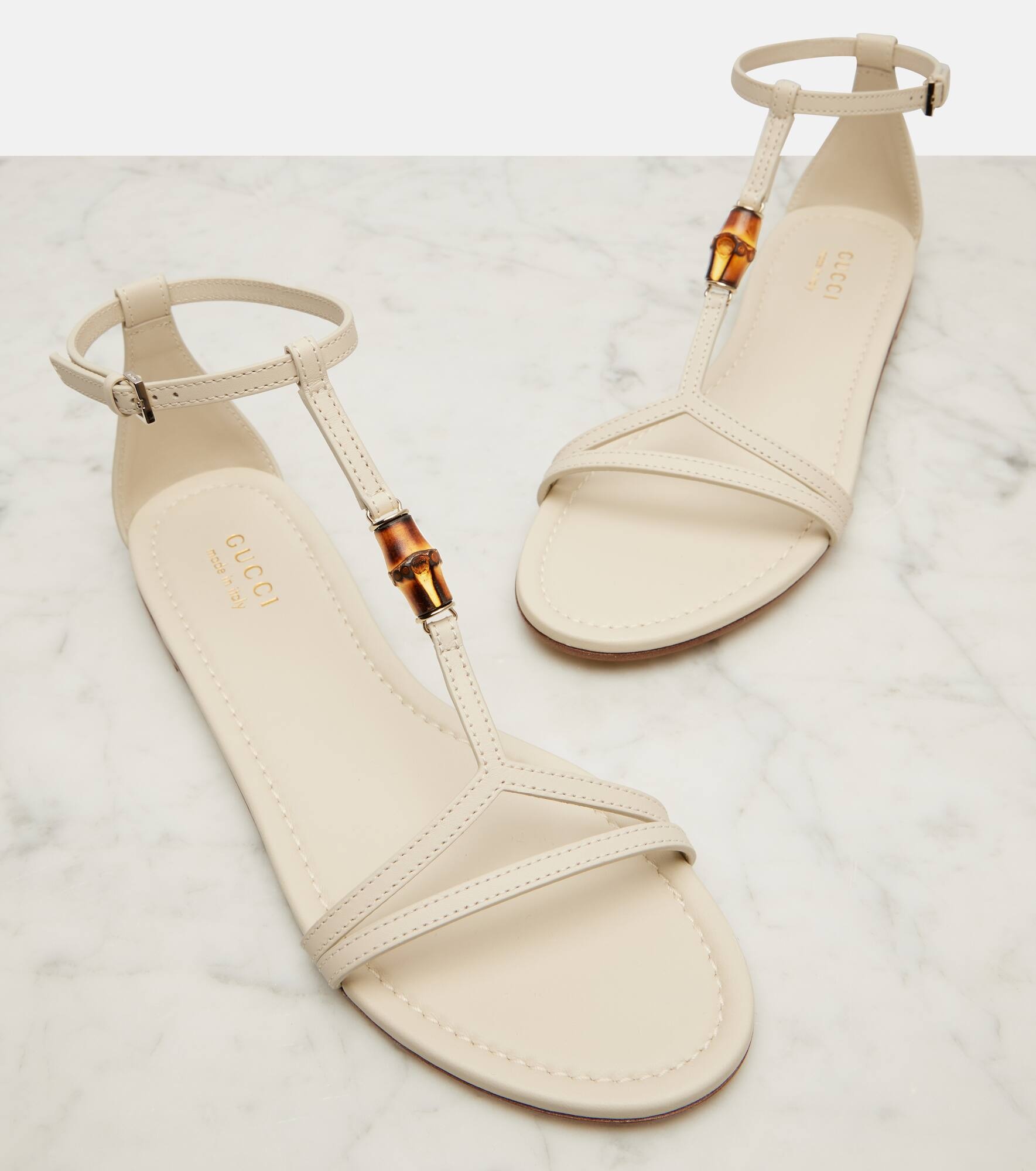 Bamboo leather sandals - 5