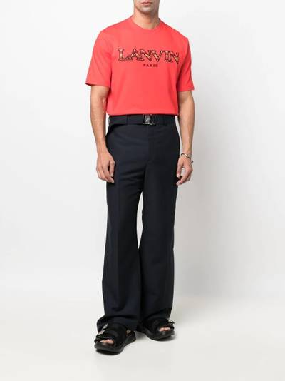 Lanvin logo-embroidered short-sleeve T-shirt outlook