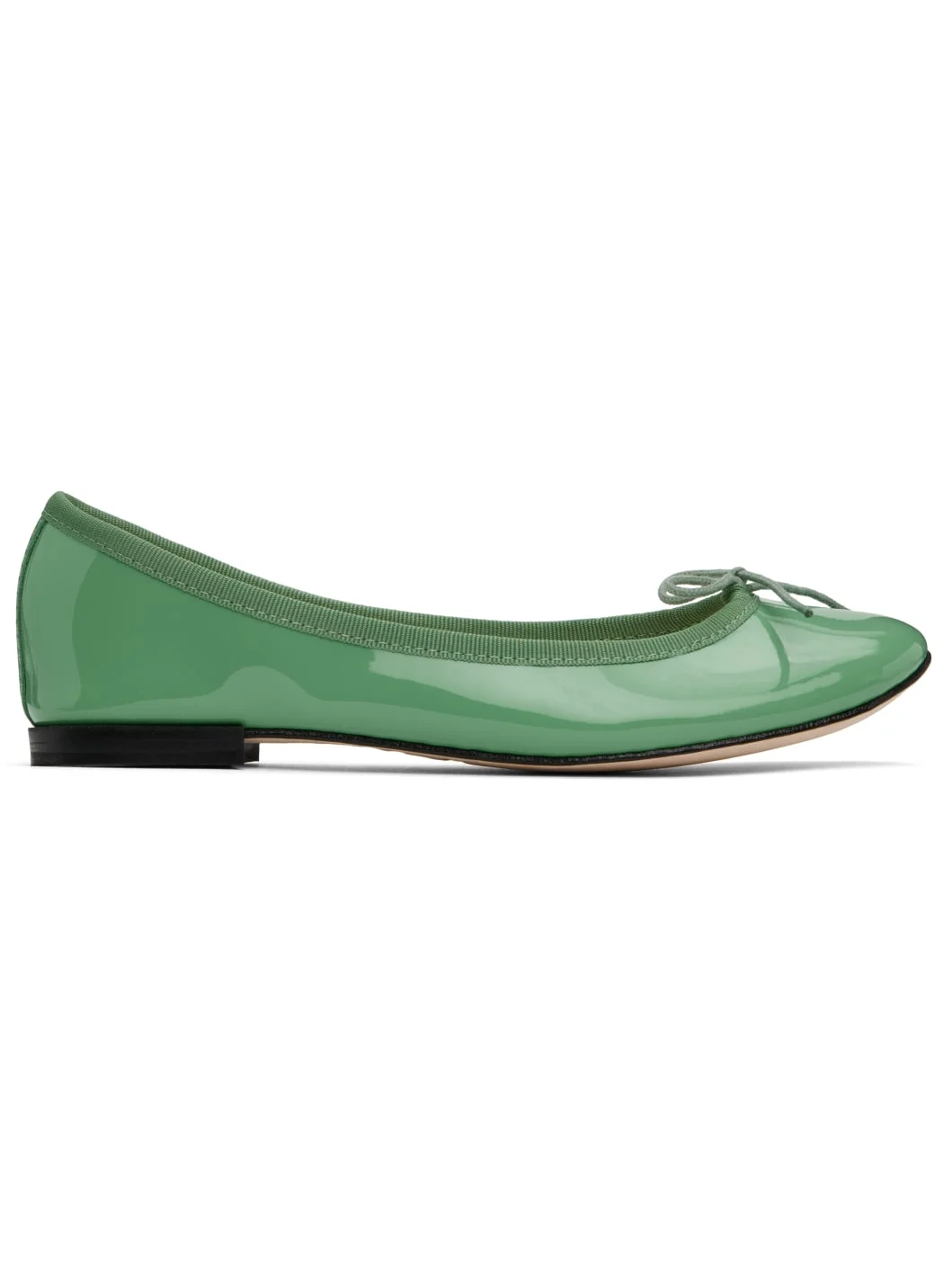 SSENSE Exclusive Green Cendrillon Ballerina Flats - 1