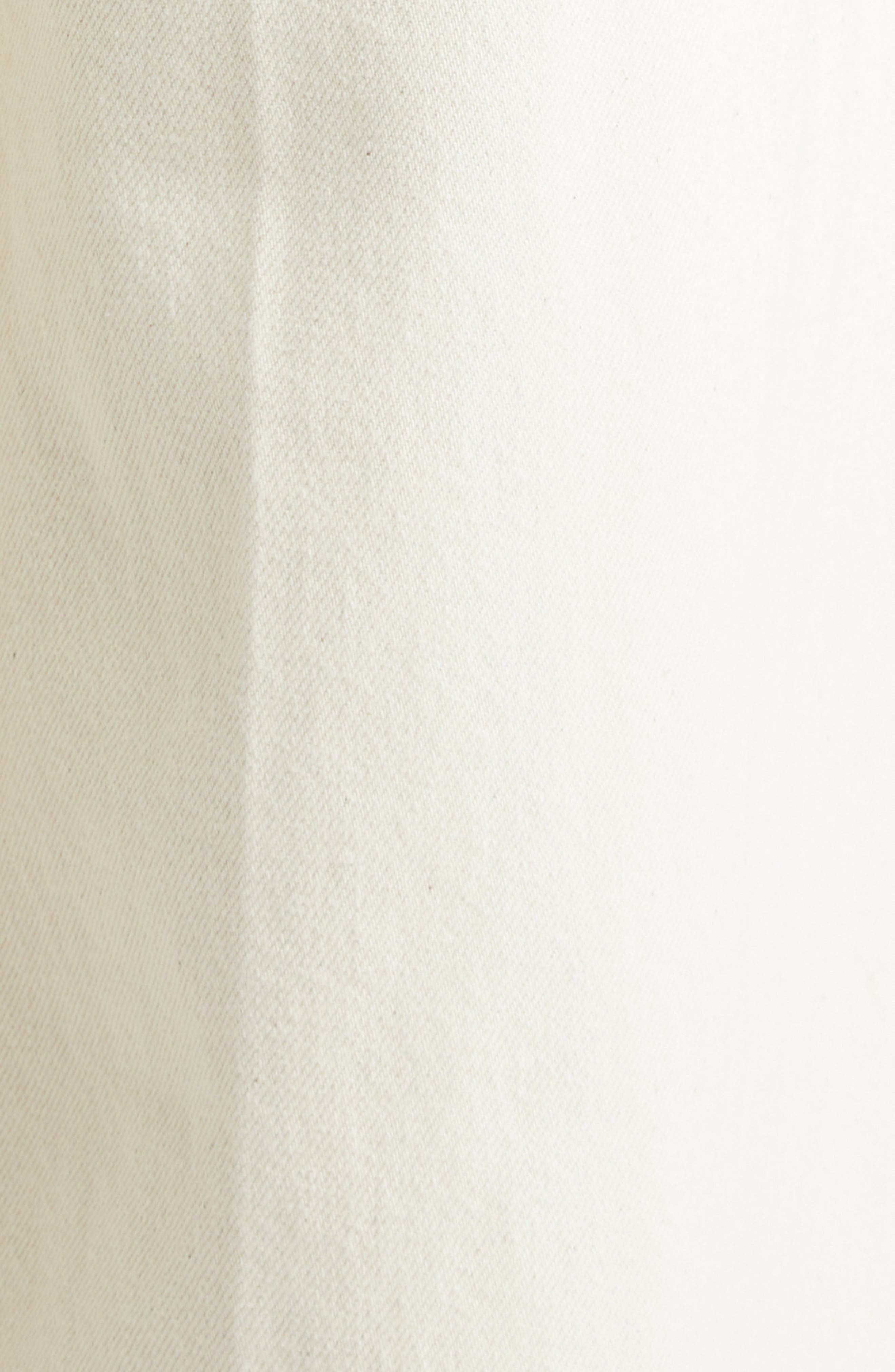 TOTEME Wide Leg Denim Pants in Ecru at Nordstrom - 7