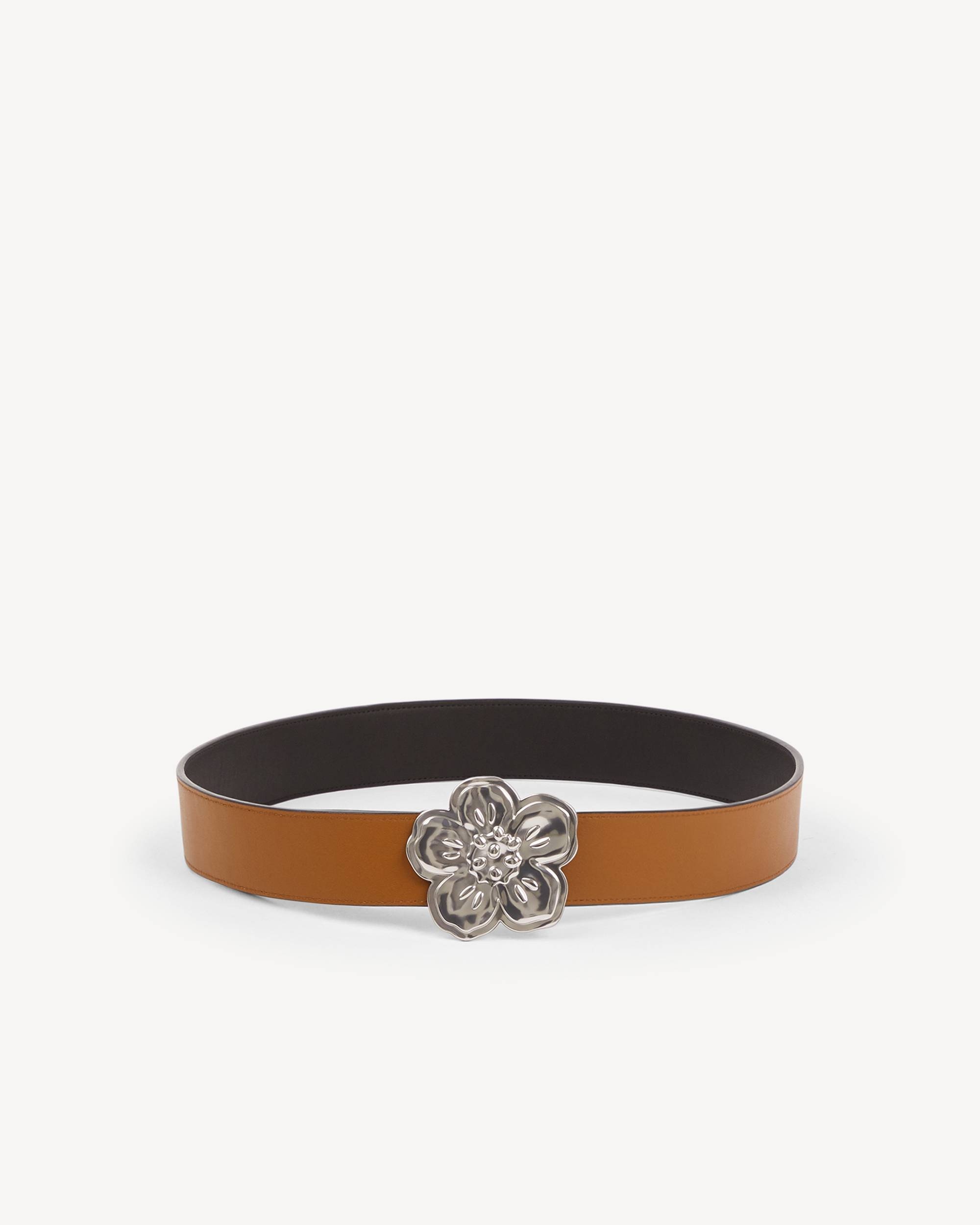 'Boke Flower' Wide reversible belt for Men - 2