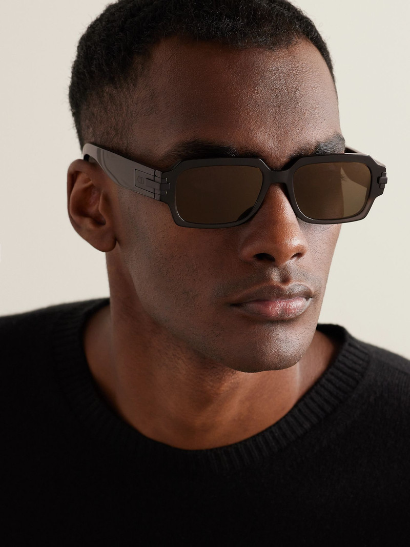 Dior DiorBlackSuit XL S1I Square-Frame Tortoiseshell Acetate Sunglasses Tortoiseshell outlook