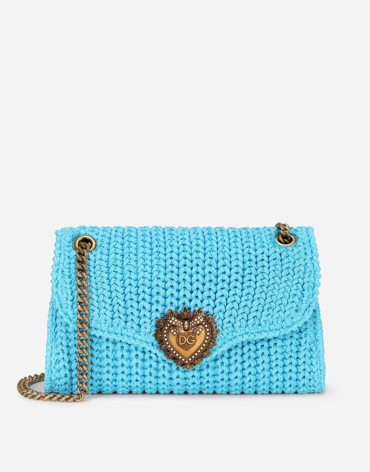 Large knit Devotion shoulder bag - 1