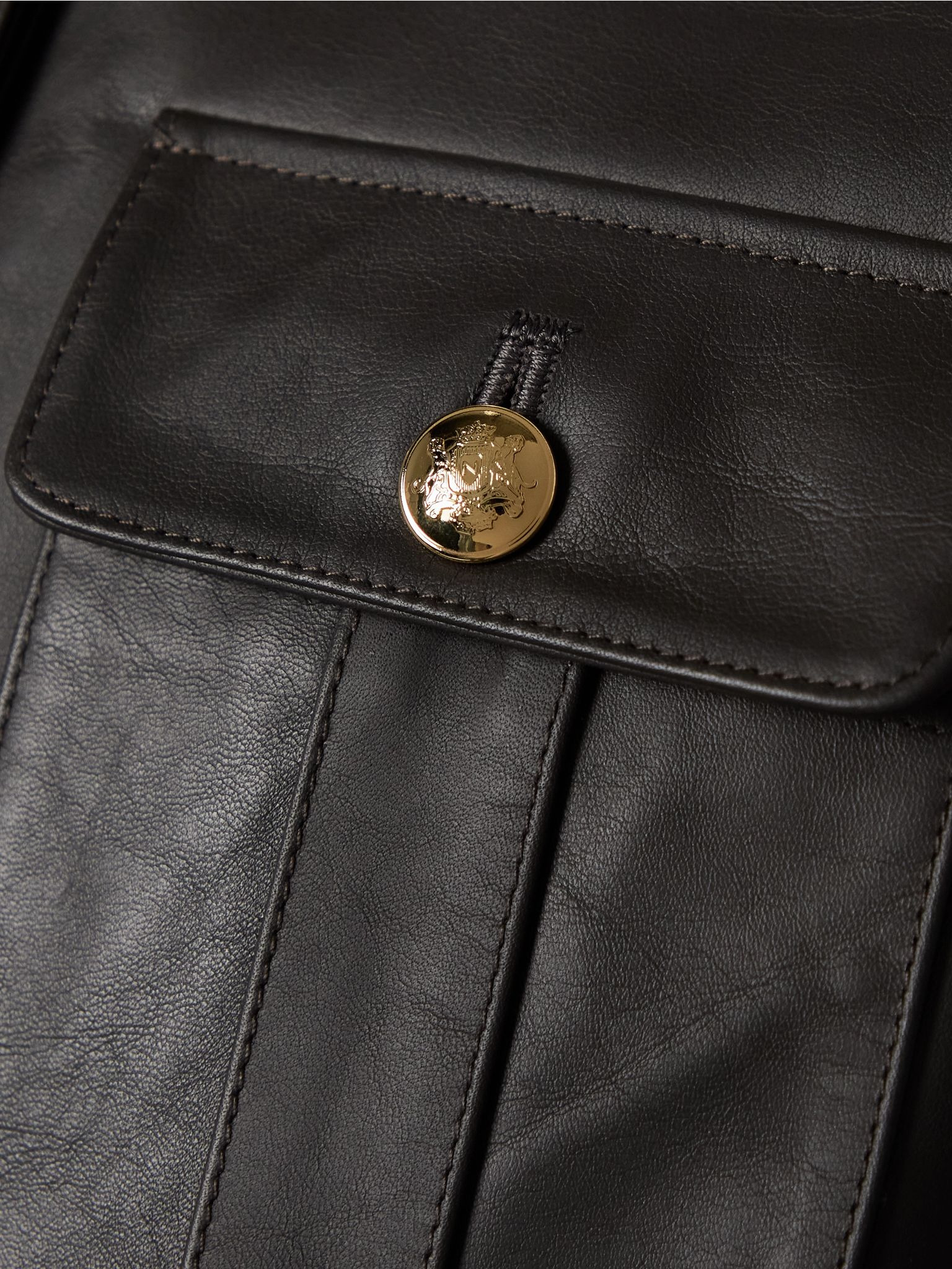 Kitra leather jacket Brown - 5
