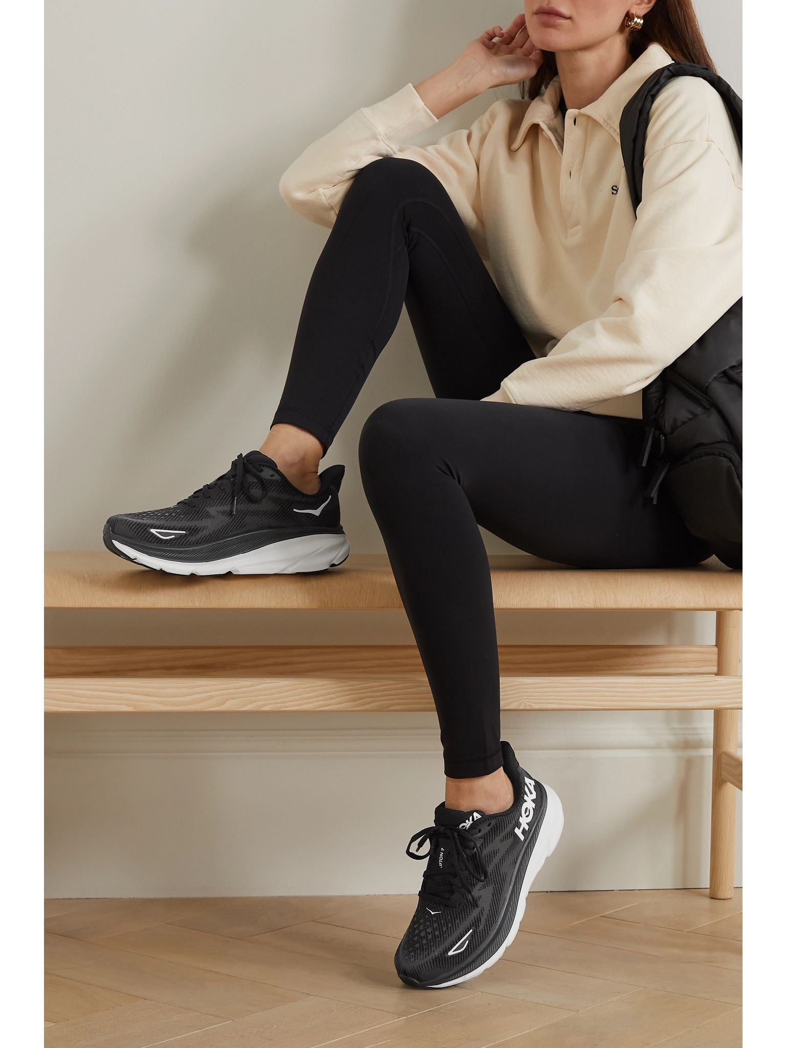 Clifton 9 mesh sneakers Black - 2