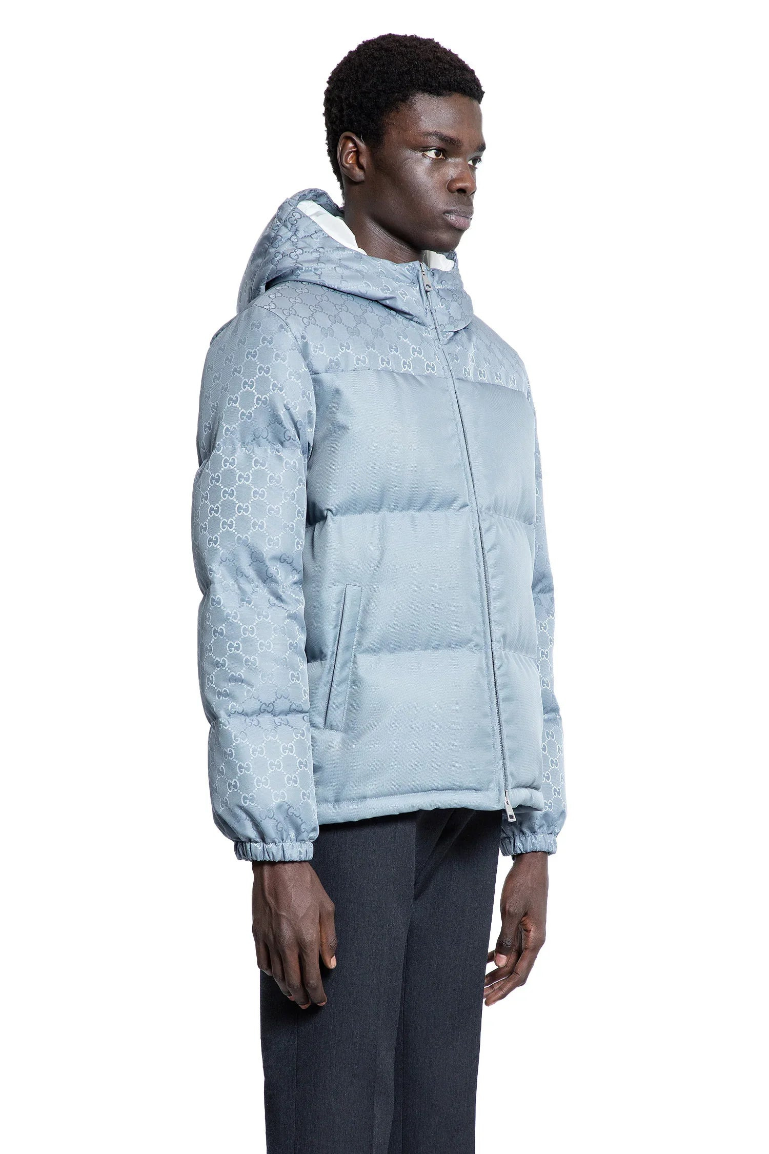 Gg-Nylon-Hooded-Down-Jacket - 2