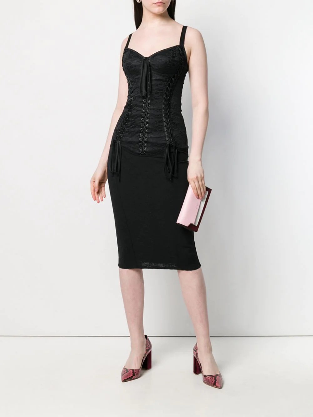 corset midi dress - 2